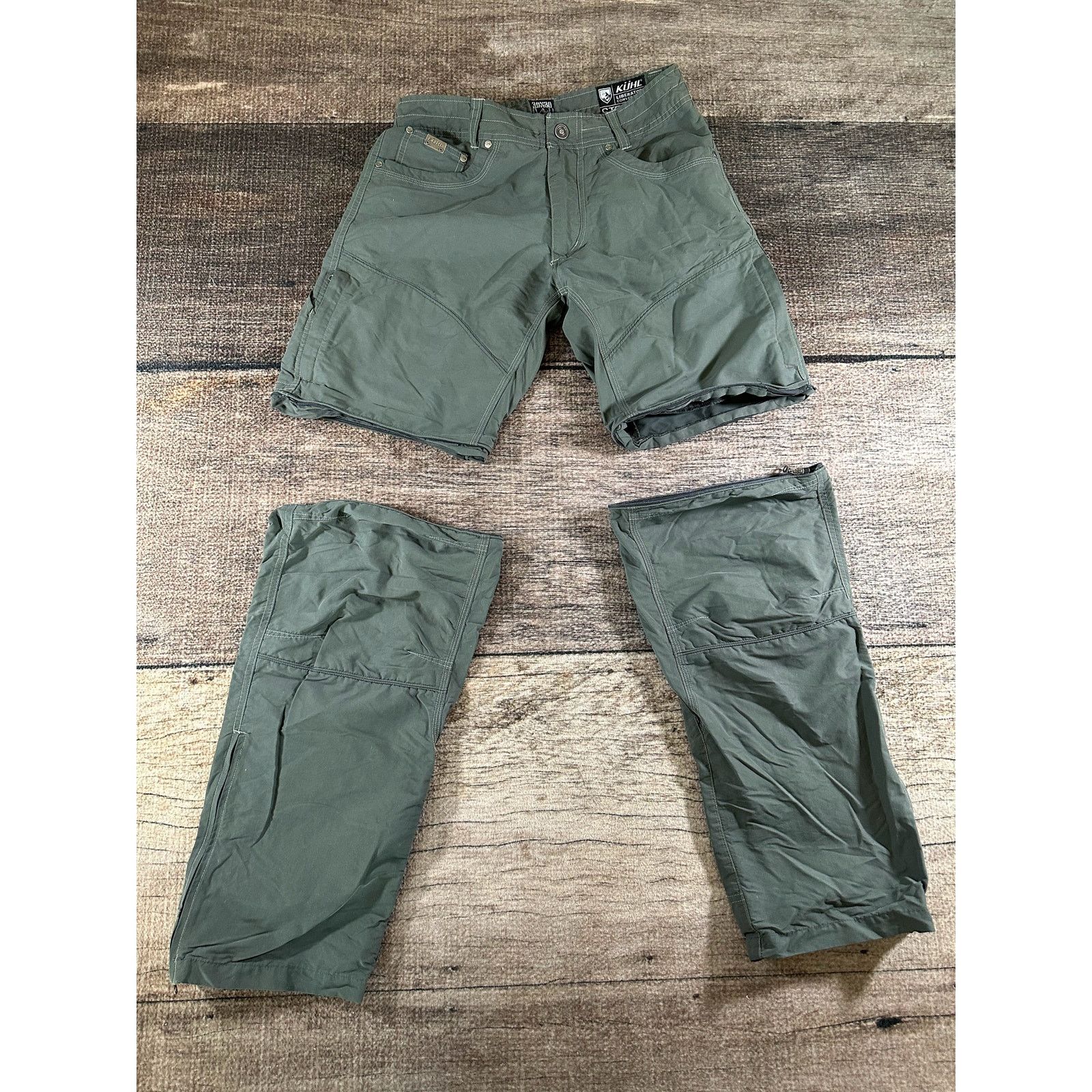 Kuhl Kuhl Men's Pants Liberator Convertible Green Stealth 30x30 Size US 30 / EU 46 - 2 Thumbnail