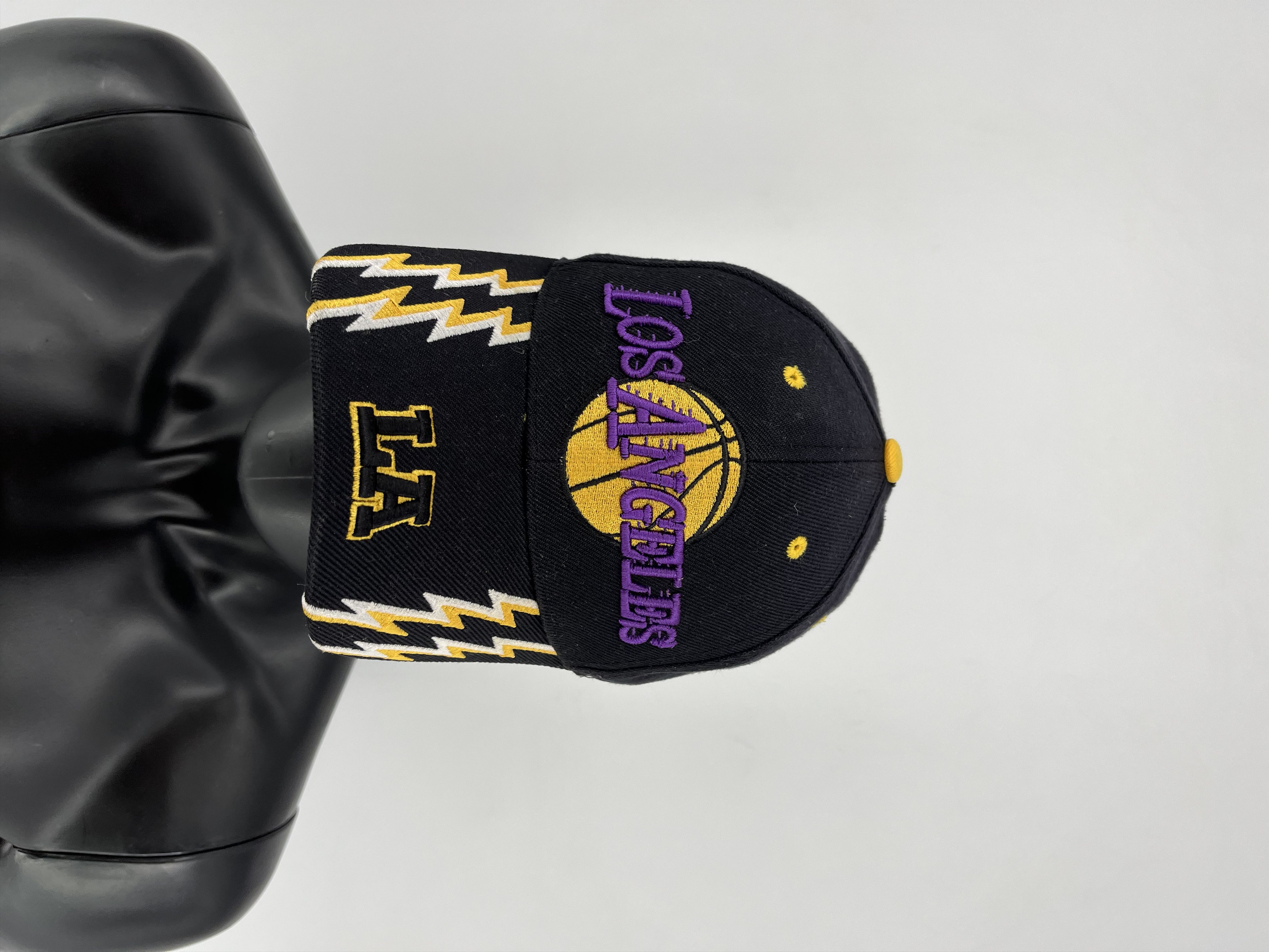 Los Angeles Apparel × MLB × Vintage Vintage Sam’s Cap Los Angeles Black Strapback Hat Size ONE SIZE - 1 Thumbnail