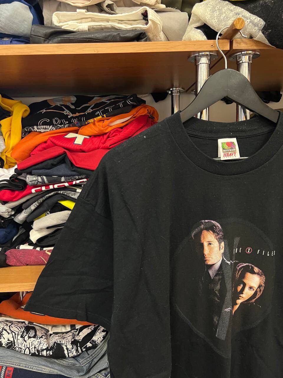 Other 1999 Vintage The X-Files Face Logo t shirts Size US XXL / EU 58 / 5 - 2 Thumbnail