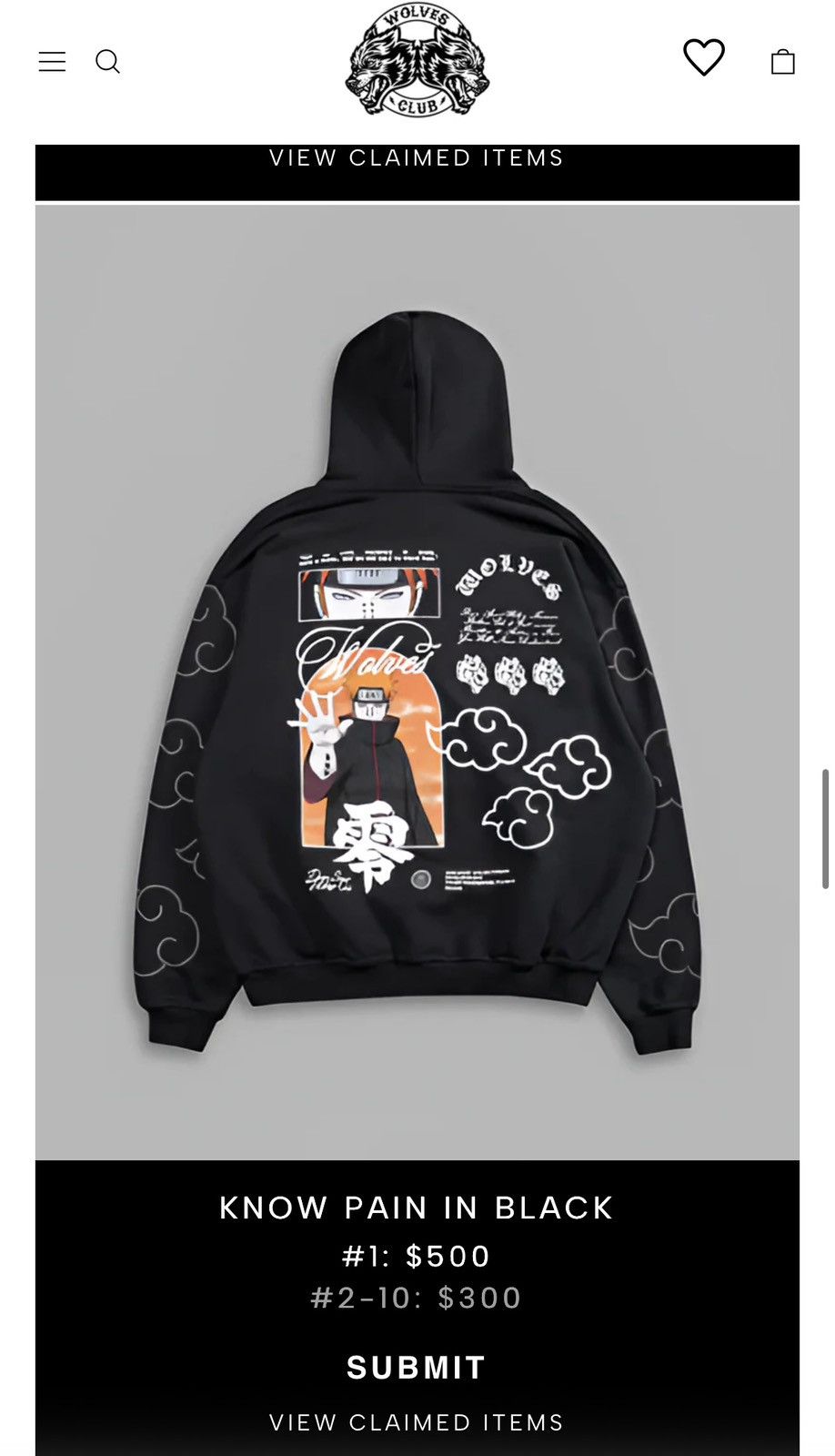 Darc Sport DARC SPORT X NARUTO X “KNOW PAIN” (EXCLUSIVE 1 OF 500) Size US M / EU 48-50 / 2 - 2 Thumbnail