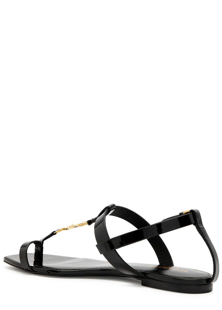 Saint Laurent Paris o1tp1o0125 Sandal in Black Size US 10 / IT 40 - 2 Thumbnail