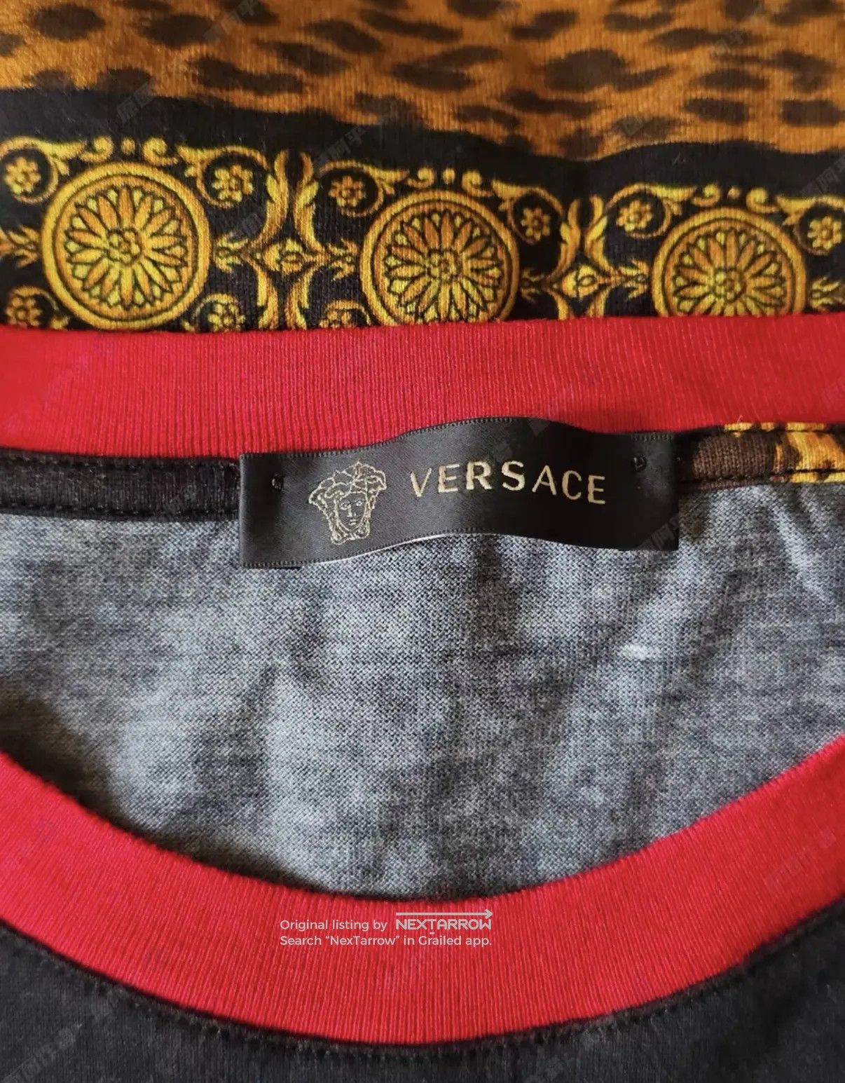Versace Versace Short‐Sleeve T‐Shirt KKKK3/2609 Size US L / EU 52-54 / 3 - 3 Thumbnail