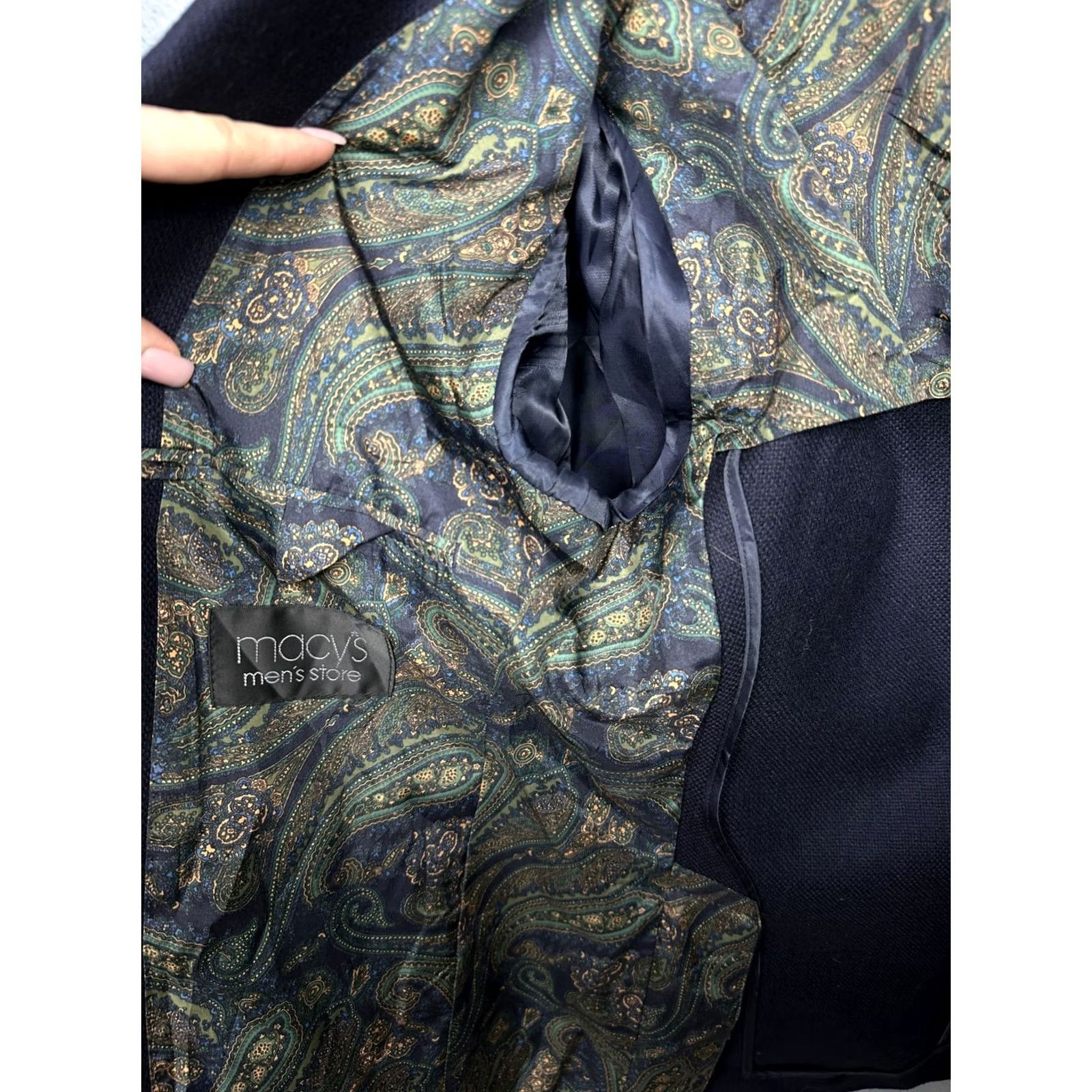 Ralph Lauren Ralph Lauren Black Label Jacket Mens 40 Blue Wool Blazer Size 40S Slim Fit Size 40R - 7 Thumbnail