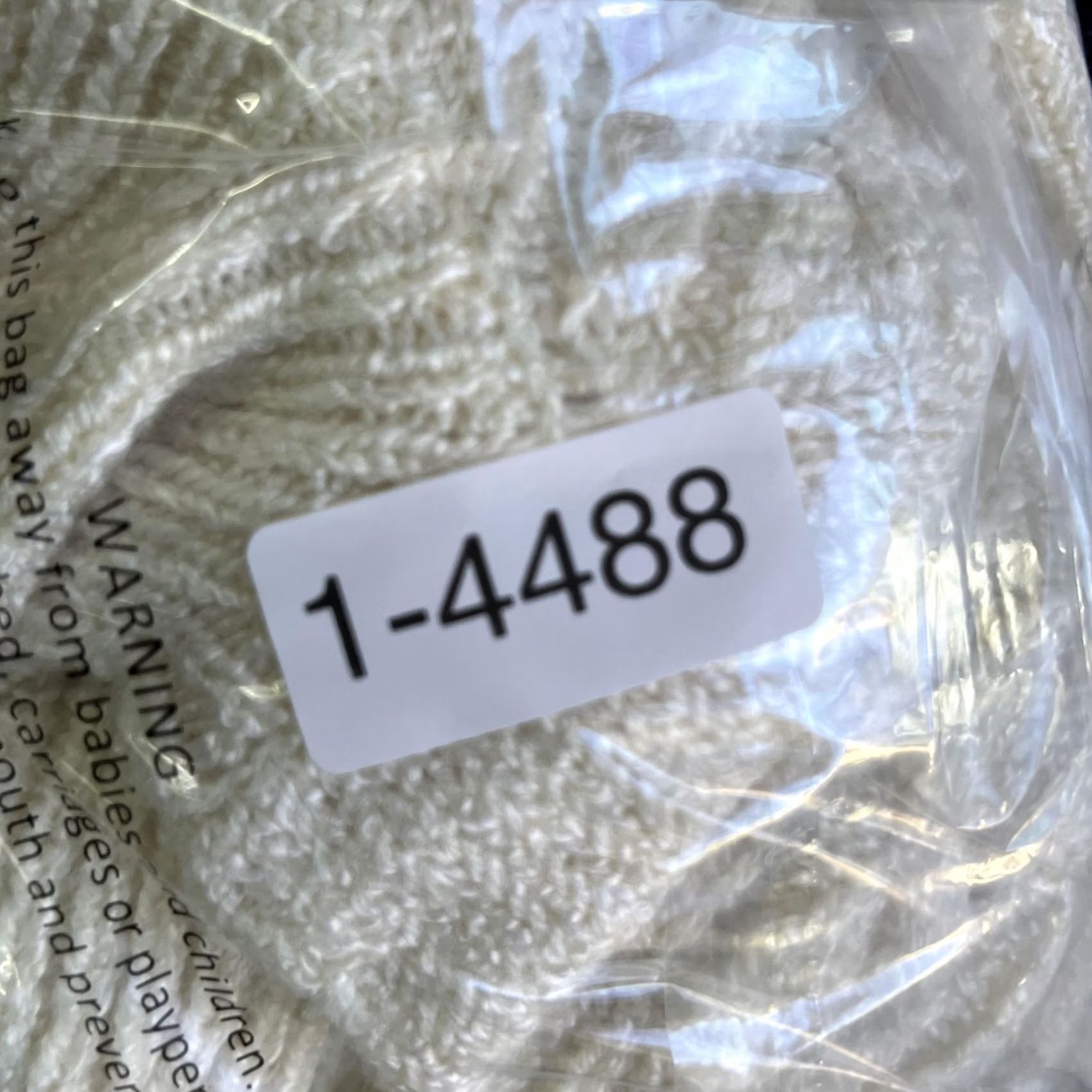 Vintage VINTAGE Workable Separates Sweater Womens 1X White Cable Knit Mock Neck Raglan Size XL / US 12-14 / IT 48-50 - 7 Thumbnail