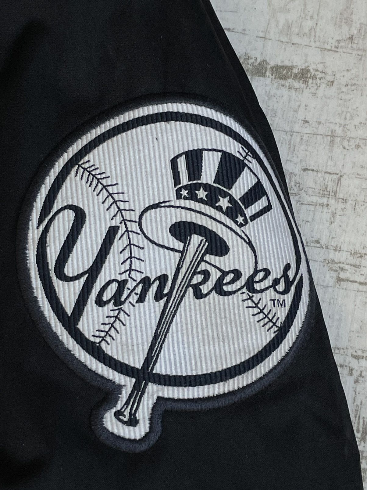 New York Yankees × Nike × Vintage Vintage Y2K Nike New York Yankees Wool Bomber 00’s Jacket Size US M / EU 48-50 / 2 - 8 Thumbnail