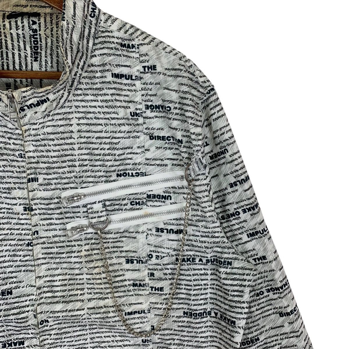 If Six Was Nine × Vintage VINTAGE GRIGRI PUNK FULL PRINT ZIPPER JACKET Size US L / EU 52-54 / 3 - 5 Thumbnail
