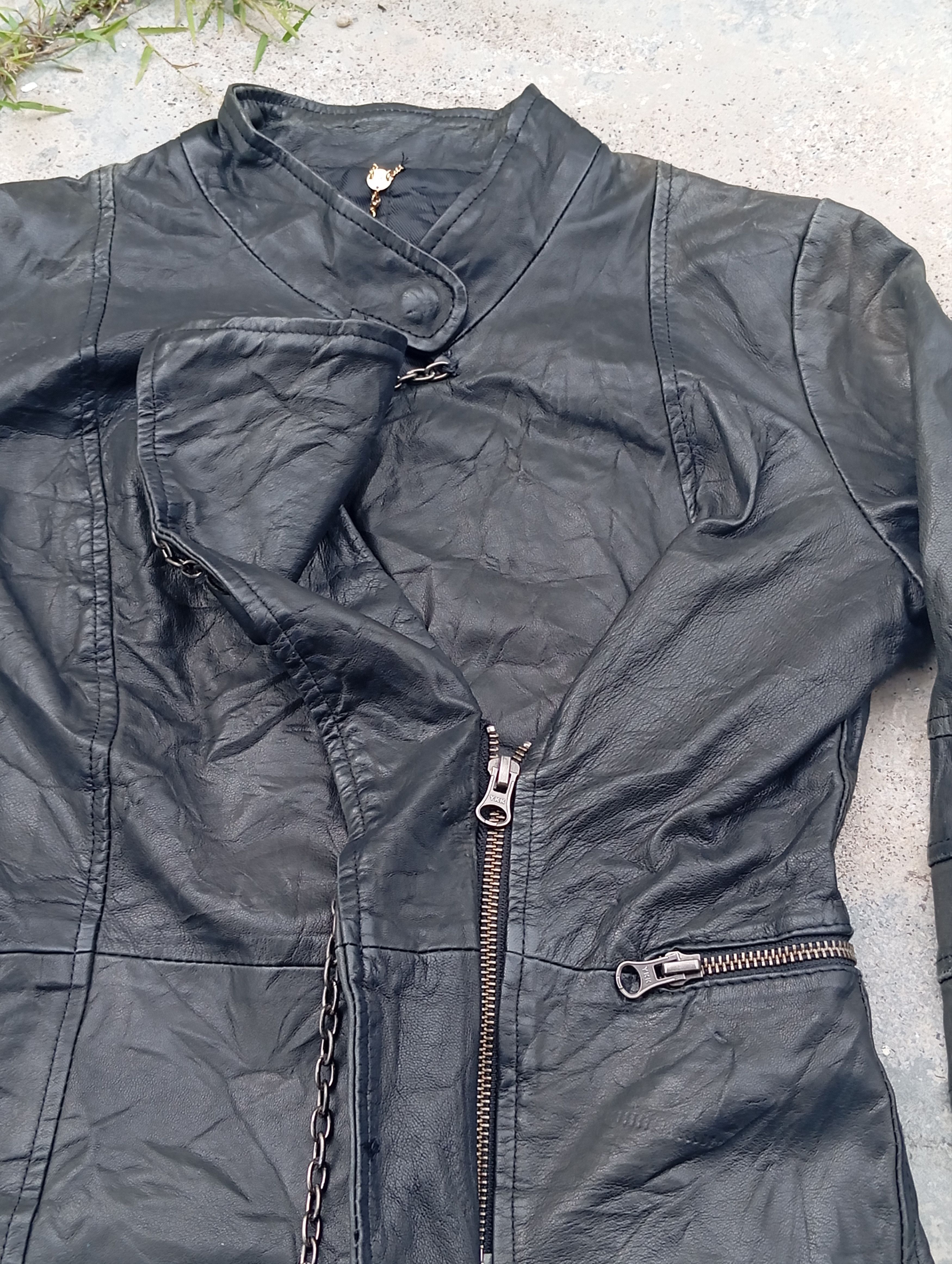Indian Motorcycle × Vintage Vintage Lamb Leather Coats Jacket Size XS / US 0-2 / IT 36-38 - 5 Thumbnail