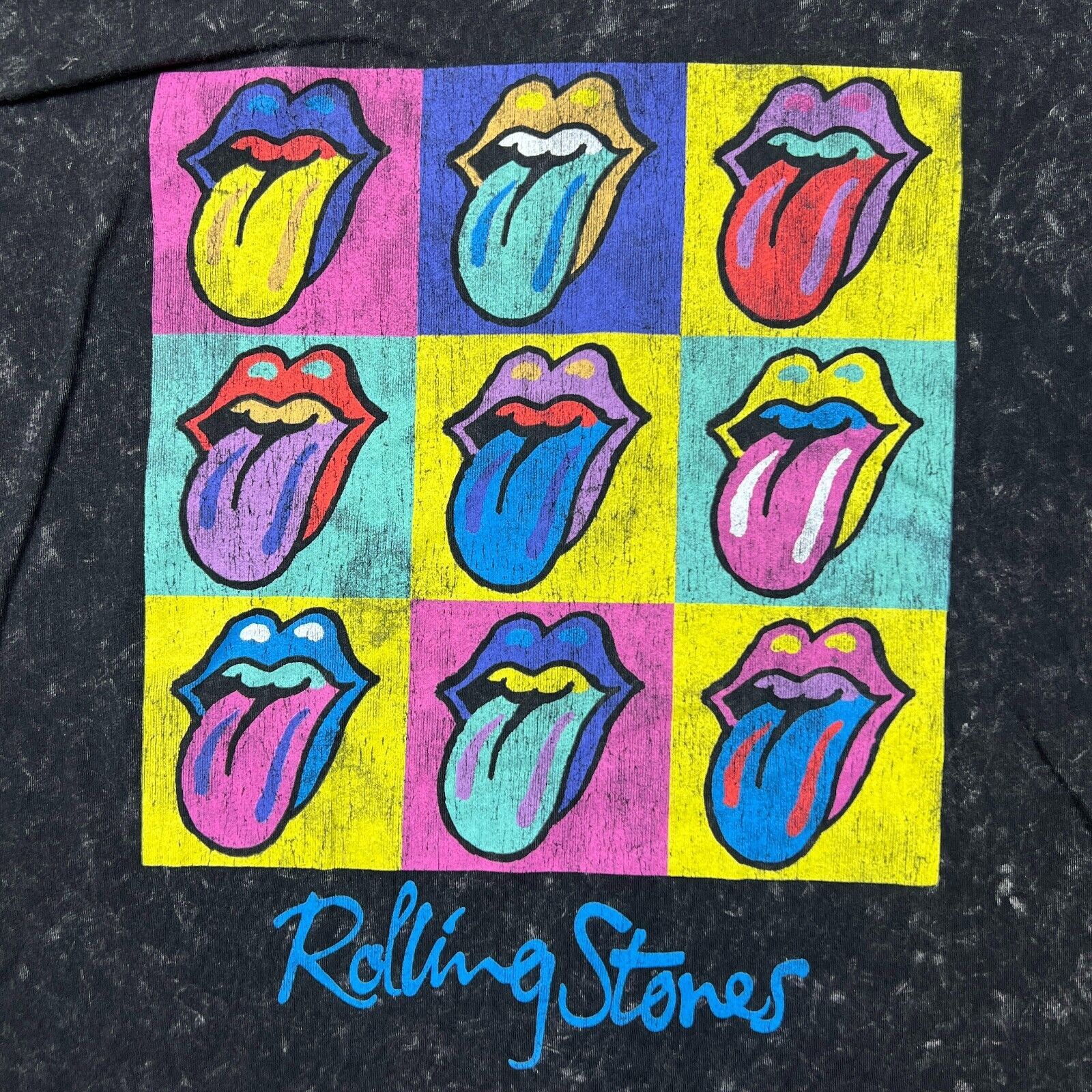 Band Tees × The Rolling Stones × Vintage Rolling Stones T Shirt Large 9 Tongues Stone Wash Band Tee Size US L / EU 52-54 / 3 - 2 Thumbnail