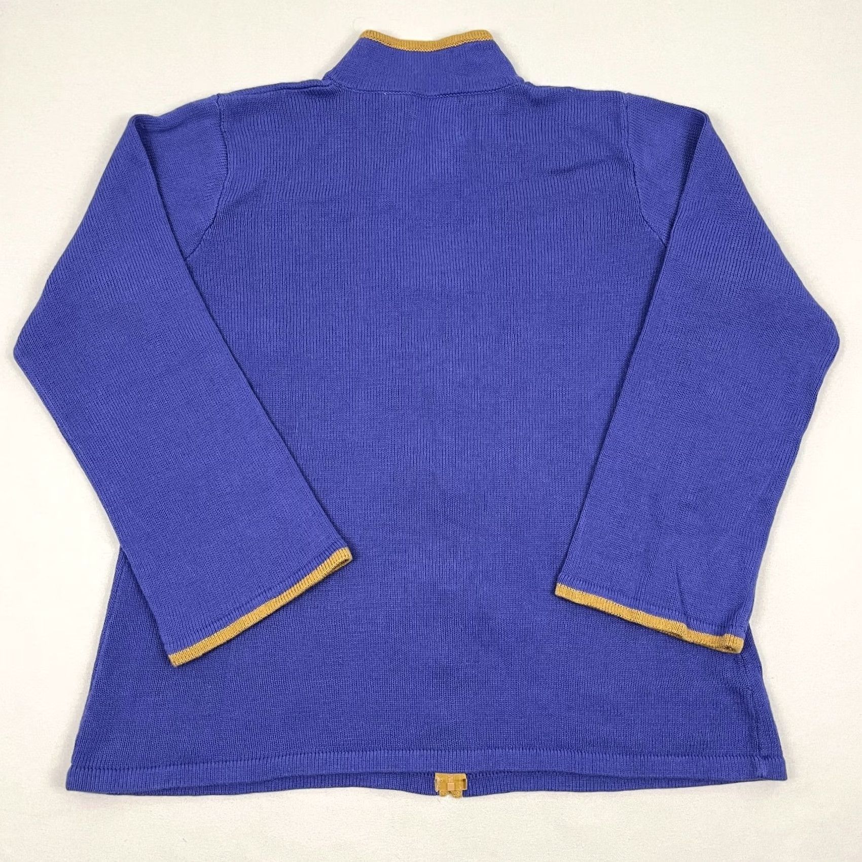 Vintage VINTAGE Storybook Knits Sweater Womens 1X Purple Dog Novelty Whimsy Cardigan Knit Shirt Womens (Dog) 1X Purple Autumn/Winter/Spring Casual Workwear Size XL / US 12-14 / IT 48-50 - 7 Thumbnail