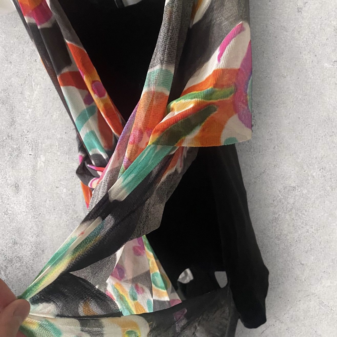 Issey Miyake Rayon Floral Appliqué Tank Top Size M / US 6-8 / IT 42-44 - 4 Thumbnail