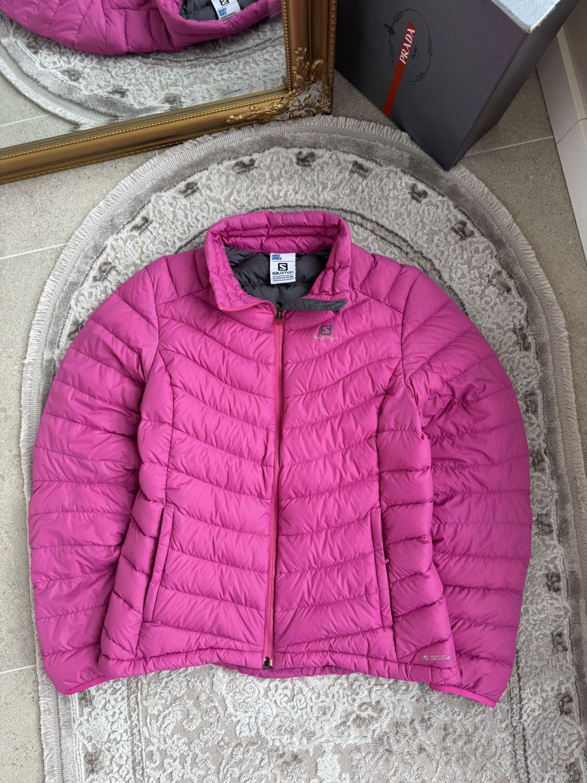 Salomon Salomon Pertex Mickrolight Down Puffer Jacket Outdoor Ski Size M / US 6-8 / IT 42-44 - 5 Thumbnail
