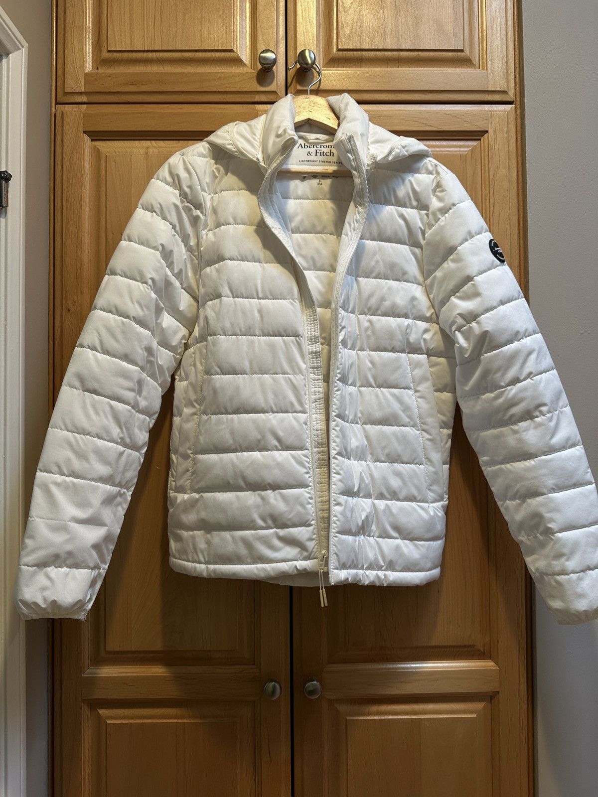 Abercrombie & Fitch Abercrombie&Fitch Mens White Jacket Size S Size US S / EU 44-46 / 1 - 3 Thumbnail