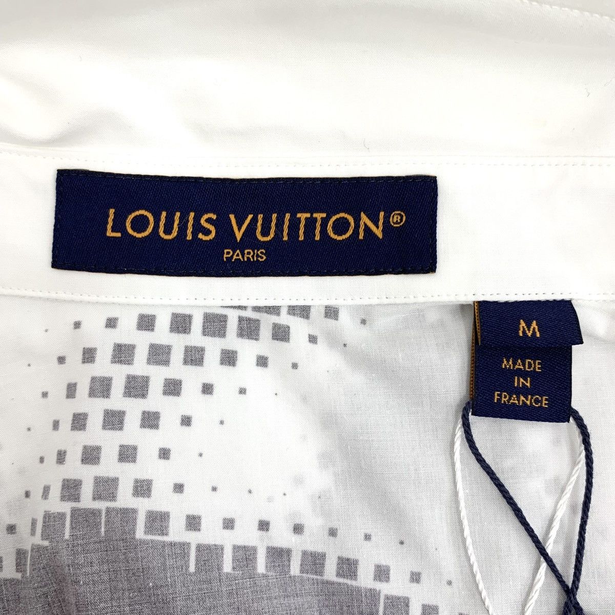 Louis Vuitton Louis Vuitton White Monogram Logo Long Sleeve Shirt K26WX Size US M / EU 48-50 / 2 - 5 Thumbnail