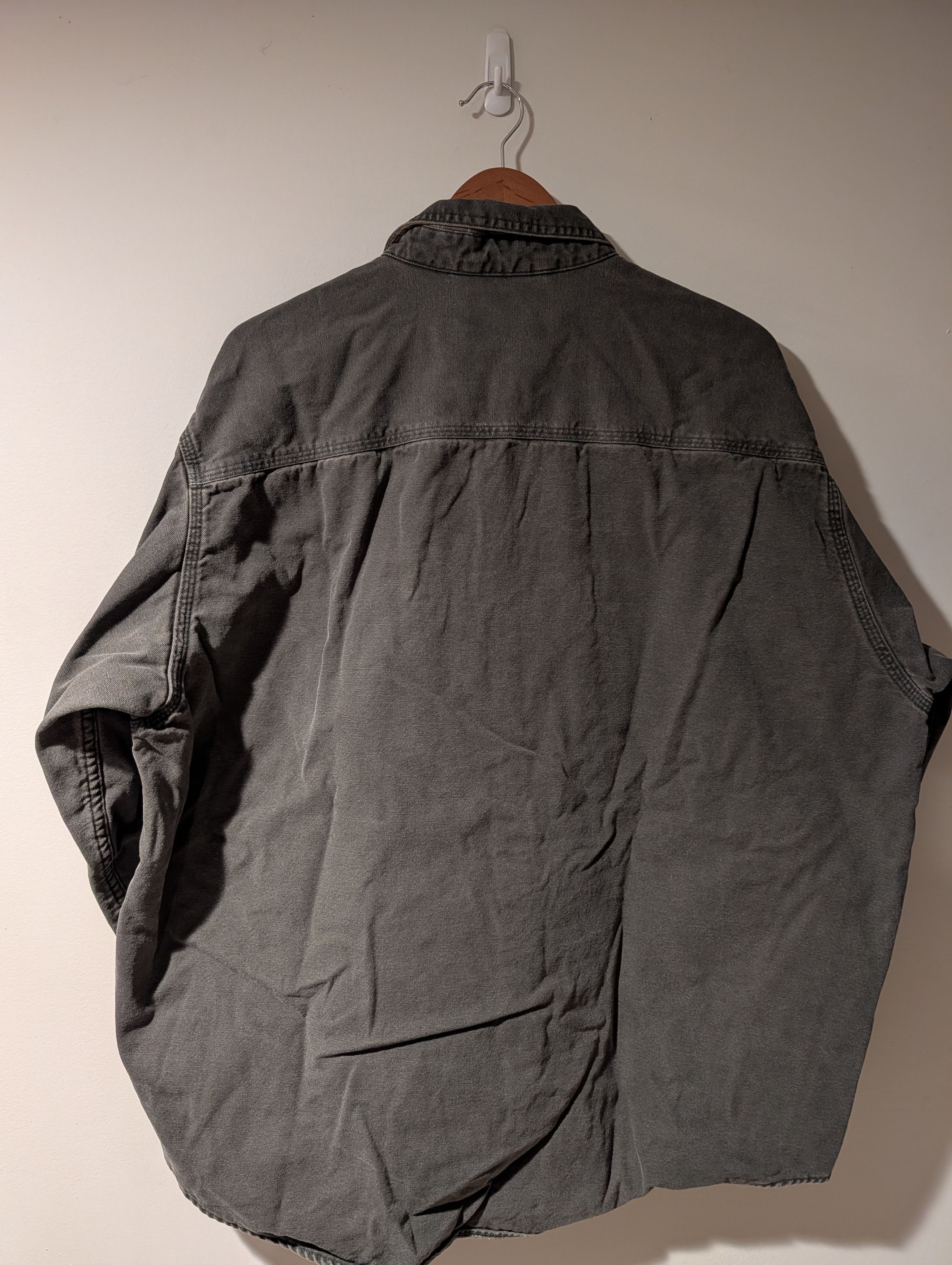 L.L. Bean Vintage LL Bean Chamois Cloth Shirt Jacket XL Plaid Lined Size US XL / EU 56 / 4 - 6 Thumbnail