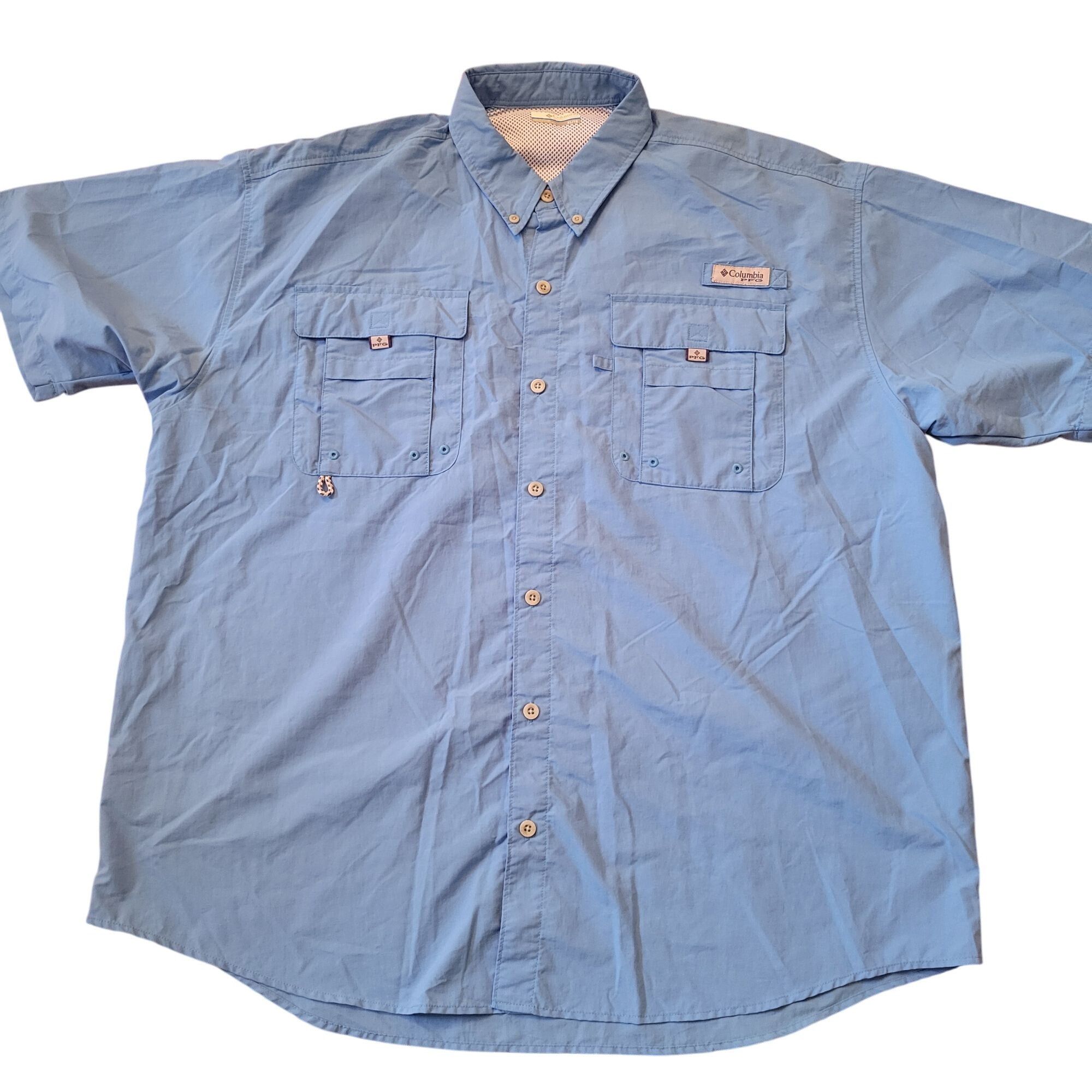 Columbia Columbia PFG Button Up Fishing Shirts XL Set Of 3 Green Blue Size US XL / EU 56 / 4 - 3 Thumbnail