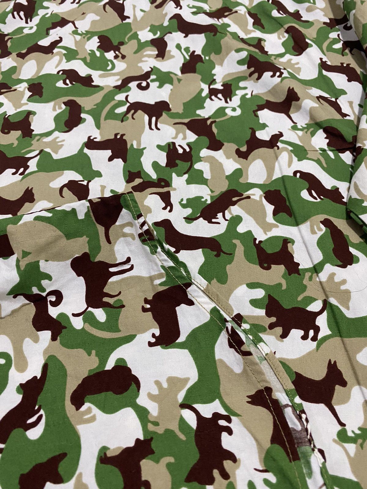 Japanese Brand Agate Label Animal Camo Longsleeves Shirts Large Size US L / EU 52-54 / 3 - 9 Thumbnail