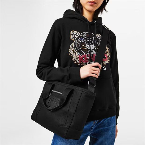 Kenzo o1g2r1mq1024 Size: OS / Logo Tote Bag in Black Size ONE SIZE - 4 Thumbnail