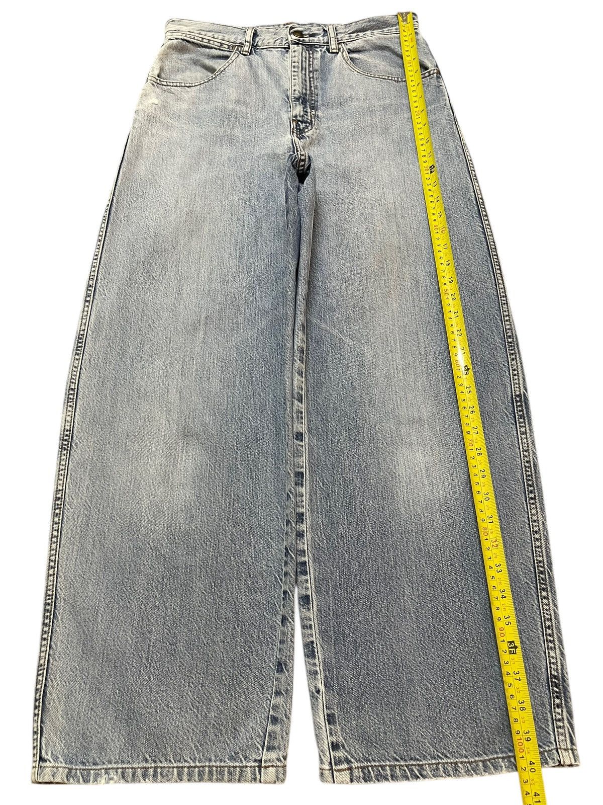 Uniqlo Vintage Japanese Uniqlo Blue Faded Wash Style Baggy Jeans Size US 30 / EU 46 - 12 Thumbnail