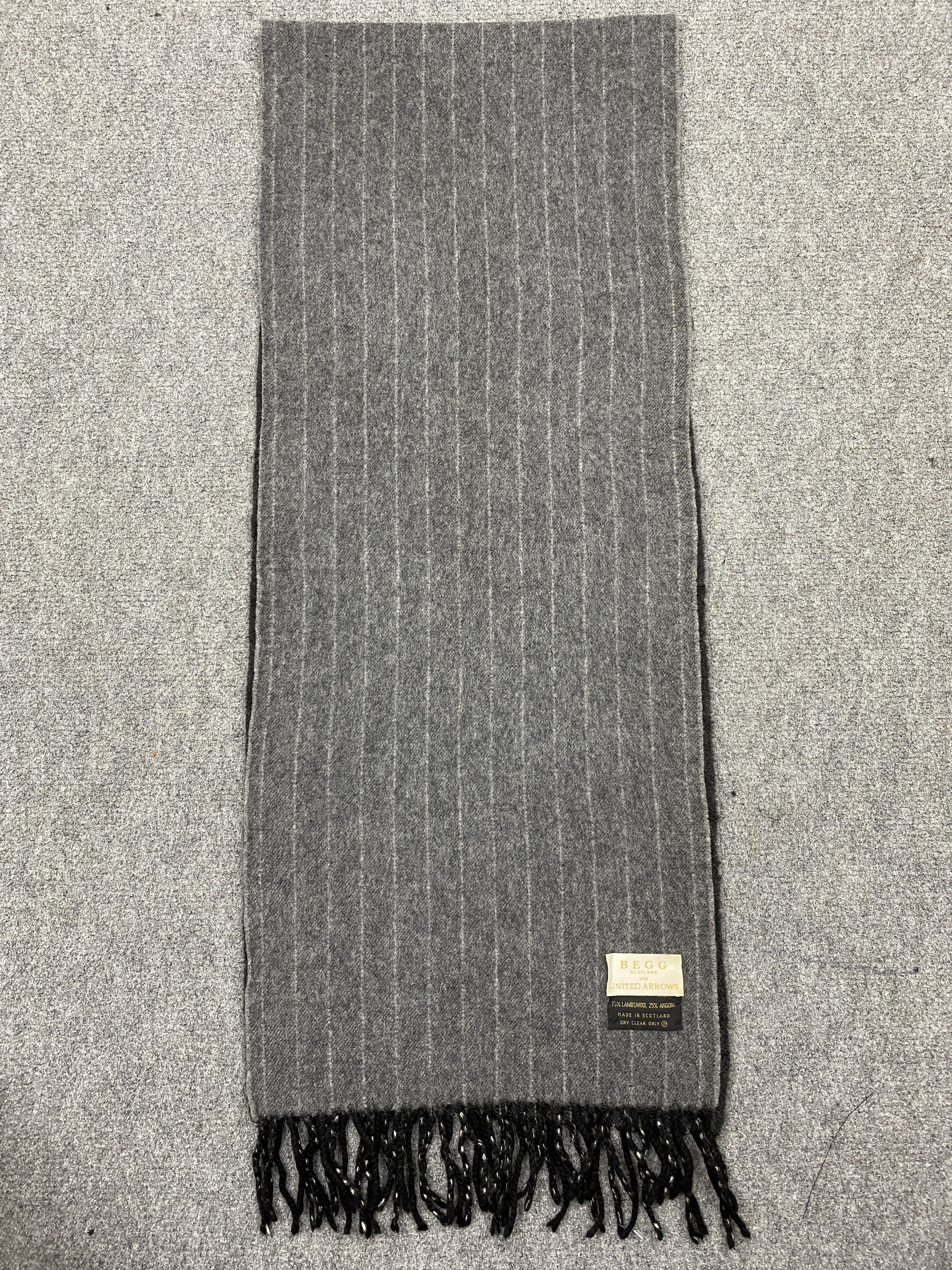 Begg x Co Begg & Co. X United Arrows Cashmere Scarf Muffler SC0125 Size ONE SIZE - 3 Thumbnail