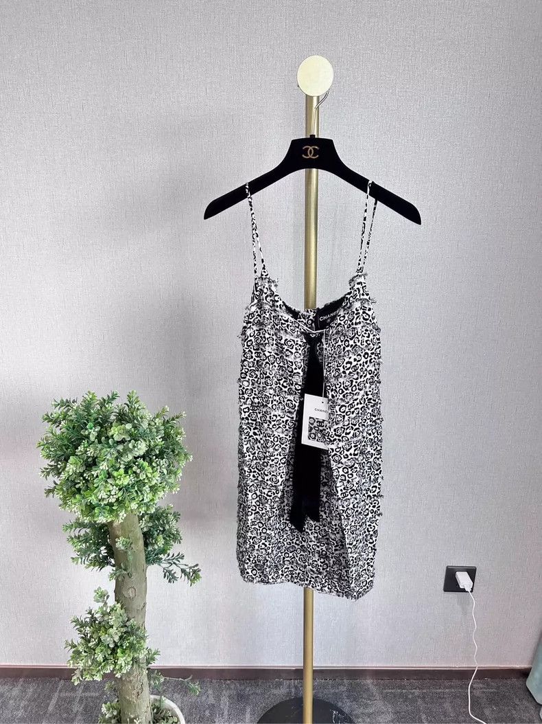 Chanel Chanel 22P Camellia Sling Dress - dmc Size US M / EU 48-50 / 2 - 1 Thumbnail