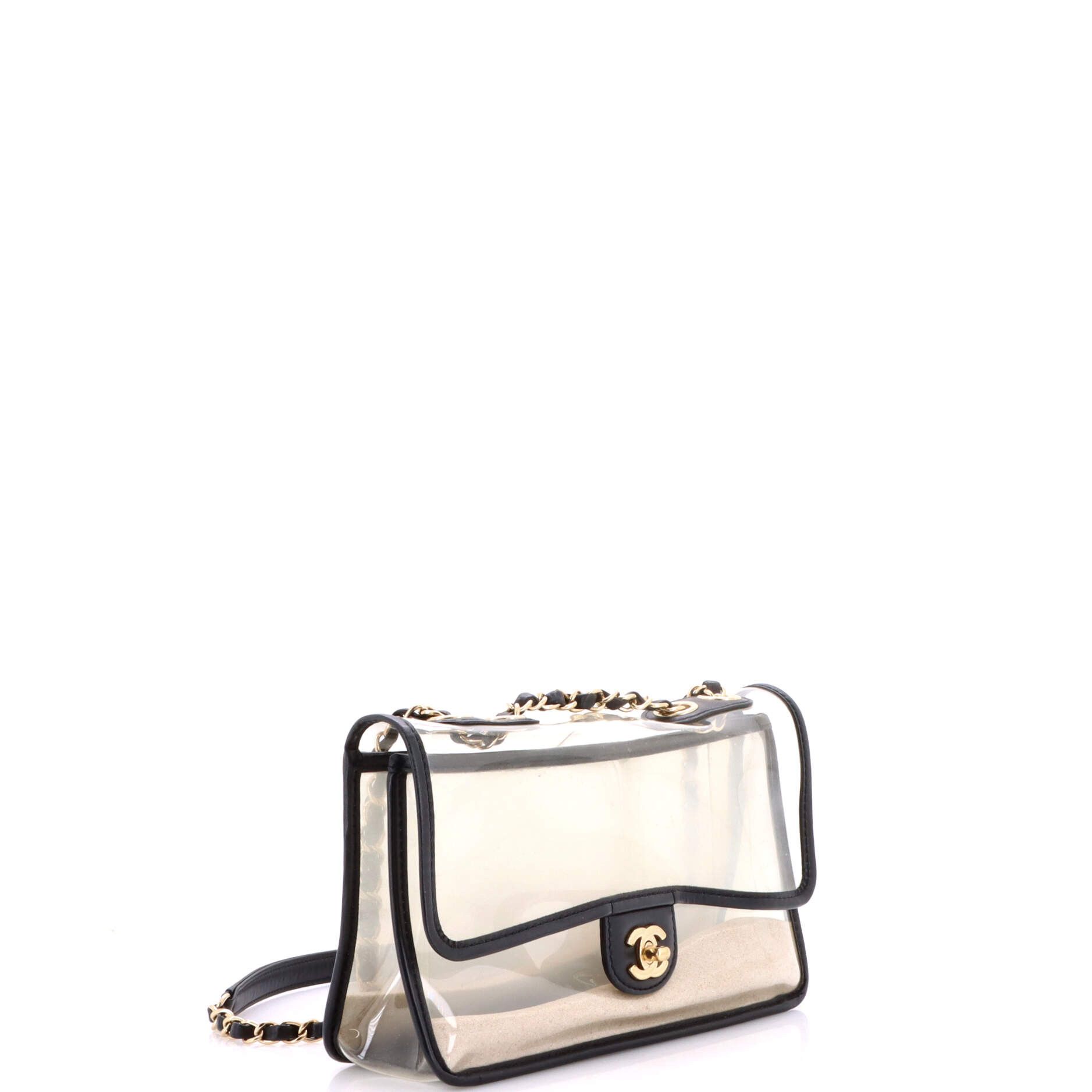 Chanel Sand By The Sea Flap Bag PVC with Lambskin Medium Size ONE SIZE - 1 Thumbnail