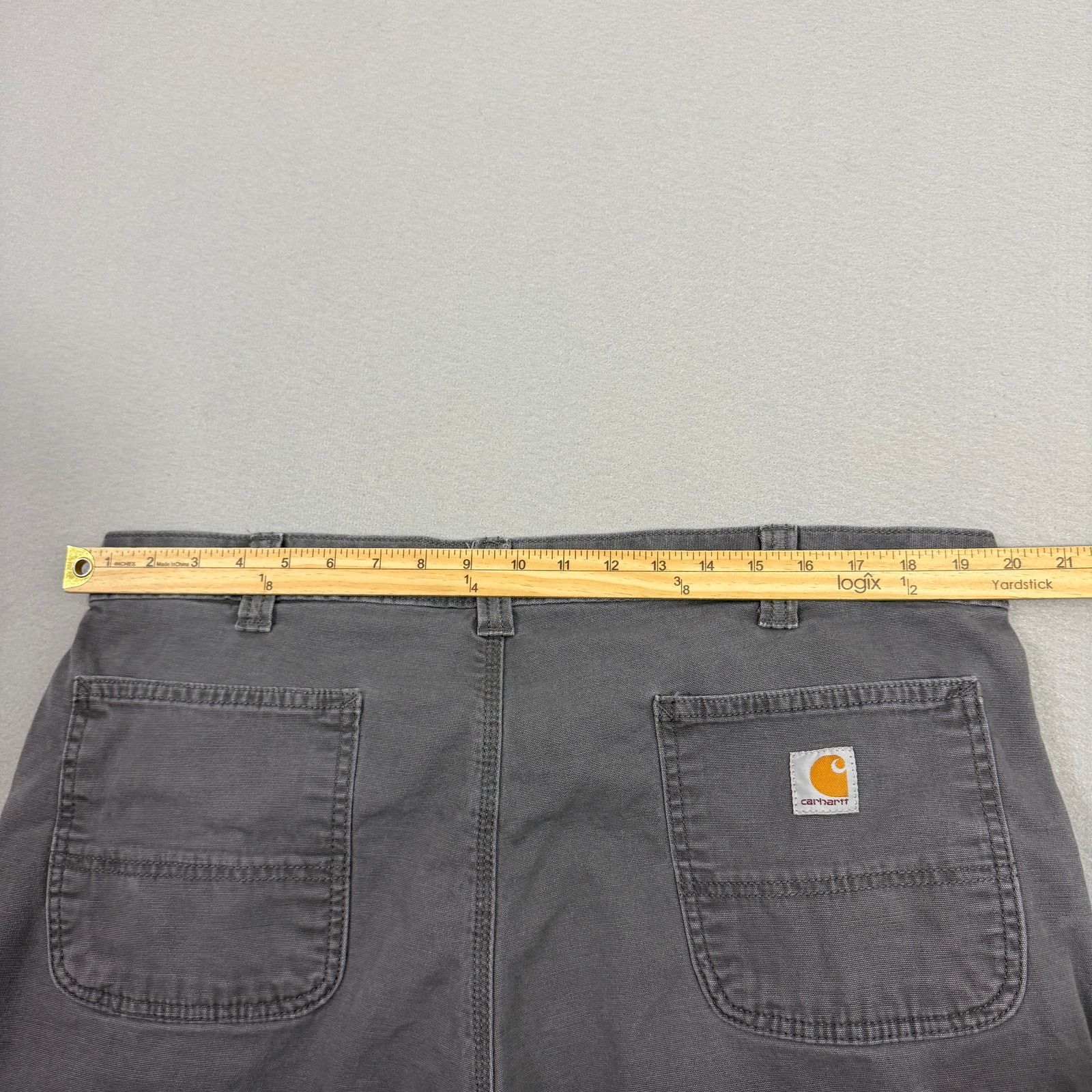 Carhartt Carhartt Rugged Flex Canvas Shorts Men's 40 Gray 13" Inseam Size US 40 / EU 56 - 9 Thumbnail