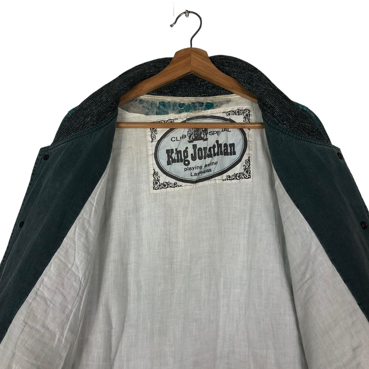 Japanese Brand 🔥Vintage Bomber Jacket Jumper King Jonathan Big Logo Size US M / EU 48-50 / 2 - 14 Thumbnail