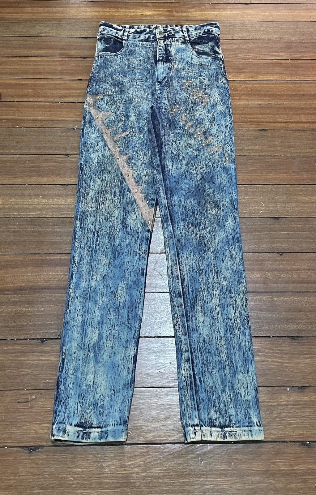 Vintage Very Rare Vintage Brand Gazoz Made Usa Snow Wash Jeans 2000s Size US 31 - 1 Thumbnail