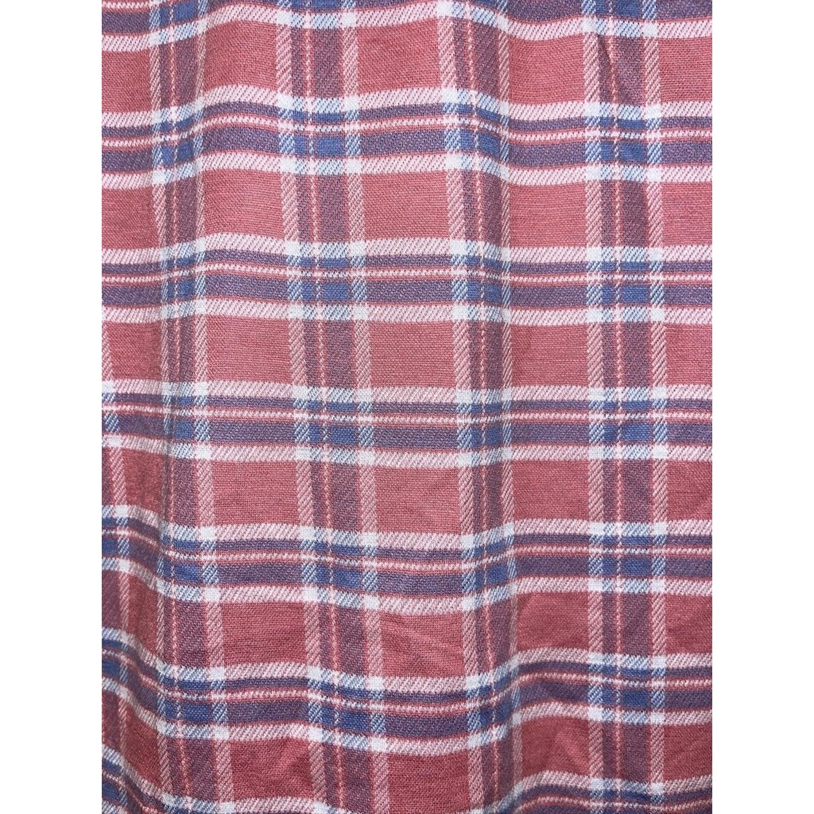Faherty Faherty Coastline Knit Shirt S Pink Blue Plaid Button Down Size US S / EU 44-46 / 1 - 4 Thumbnail