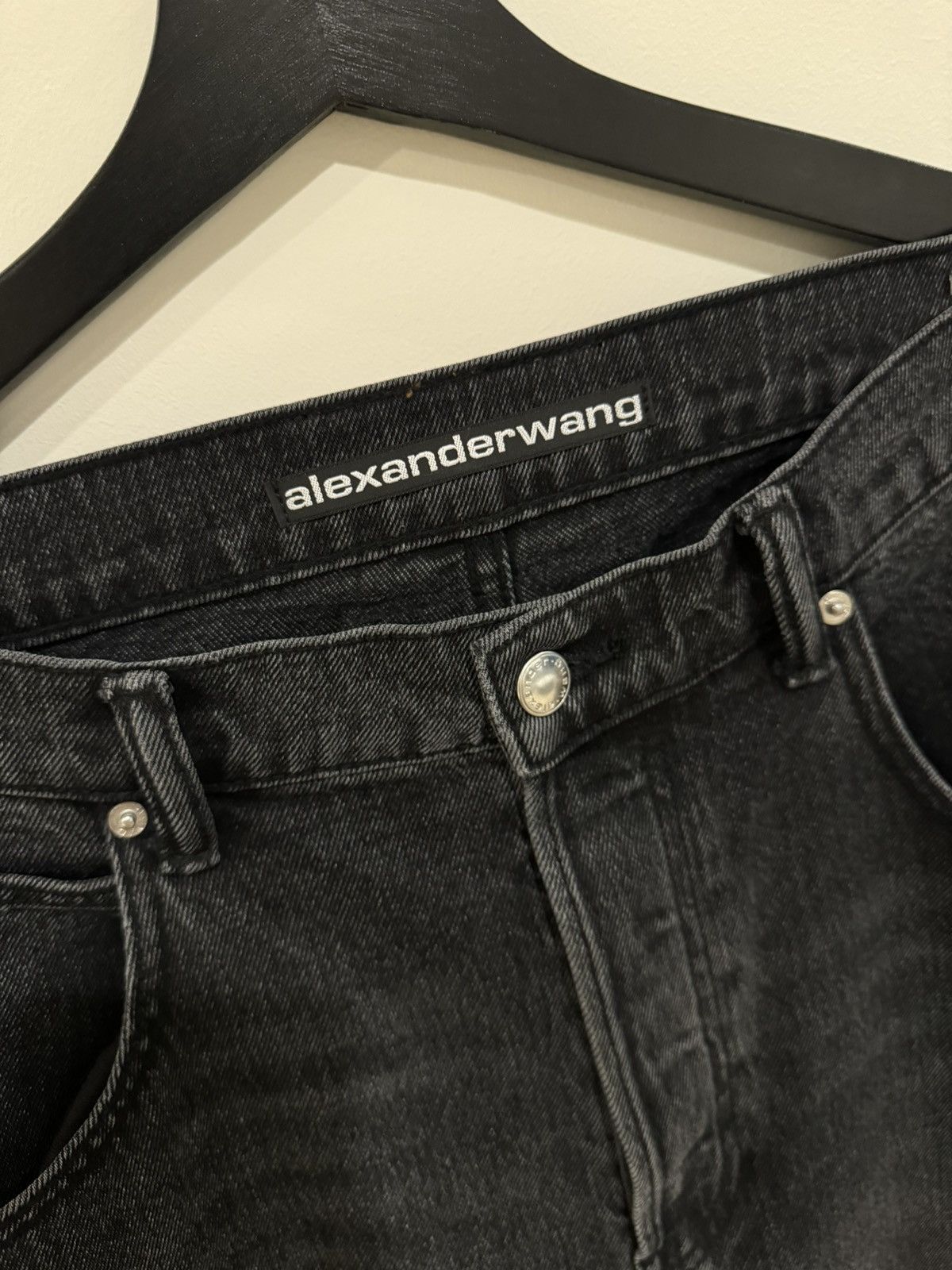 Alexander Wang Alexander Wang oversized rounded low grey aged 031 denim Size US 28 / EU 44 - 2 Thumbnail