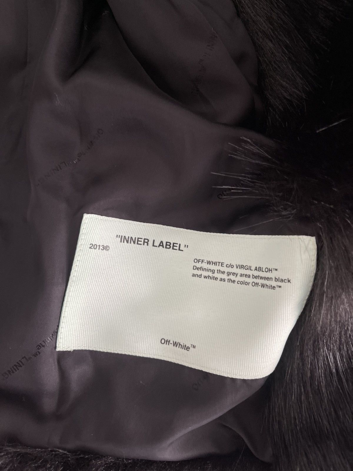Off-White Faux fur stripe vest Size US L / EU 52-54 / 3 - 7 Thumbnail