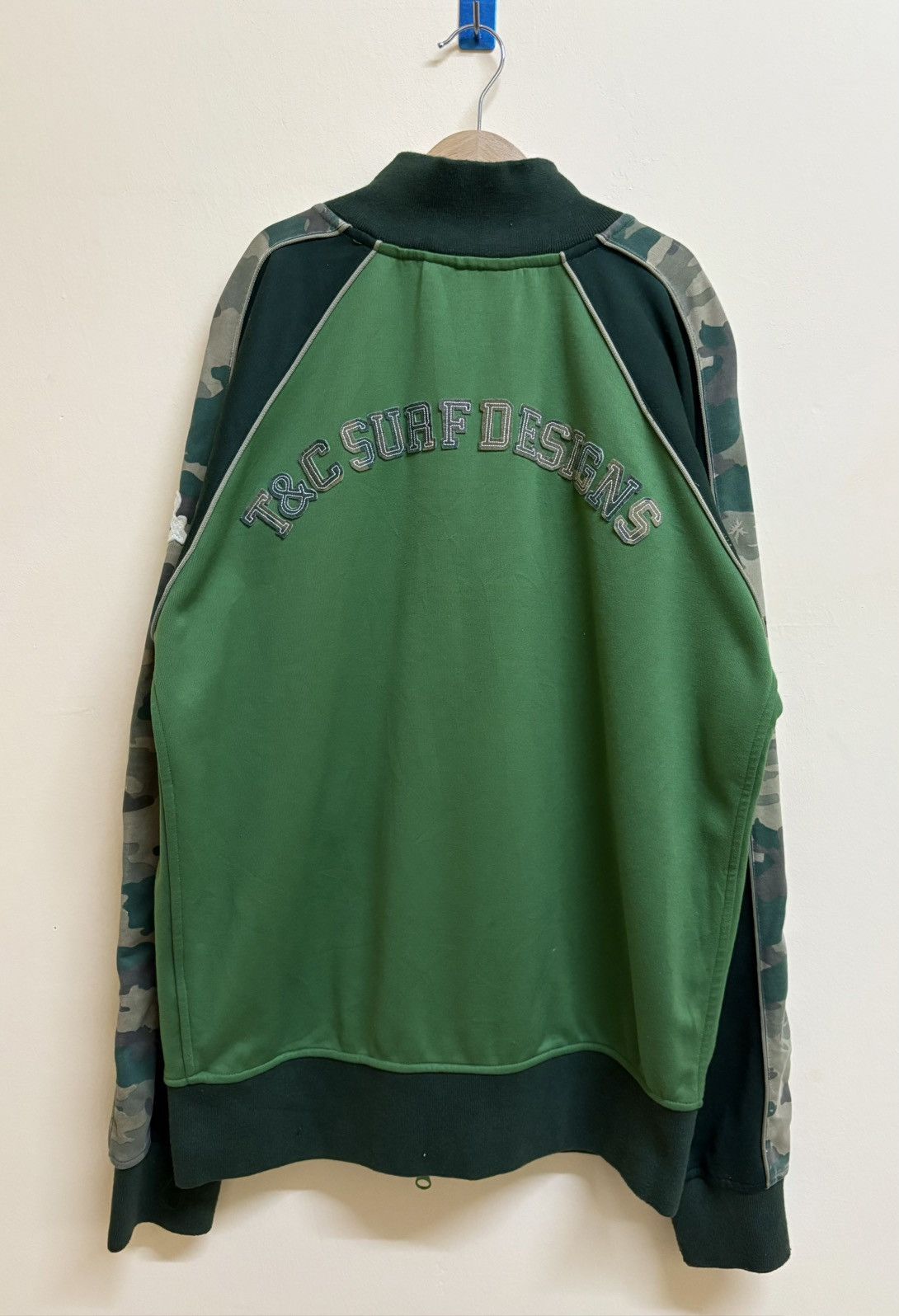 Vintage Vintage Y2k T&C Surf Hawaii Camo Zipper Jacket Size US L / EU 52-54 / 3 - 2 Thumbnail