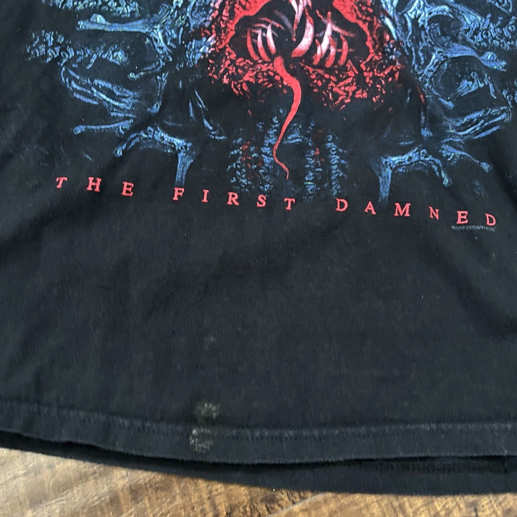 Anvil VINTAGE 2007 Decapitated T-Shirt The First Damned Death Metal Band Mens Medium Black Crew Neck Short Sleeve UNISEX Adults Graphic Print Size US M / EU 48-50 / 2 - 3 Thumbnail