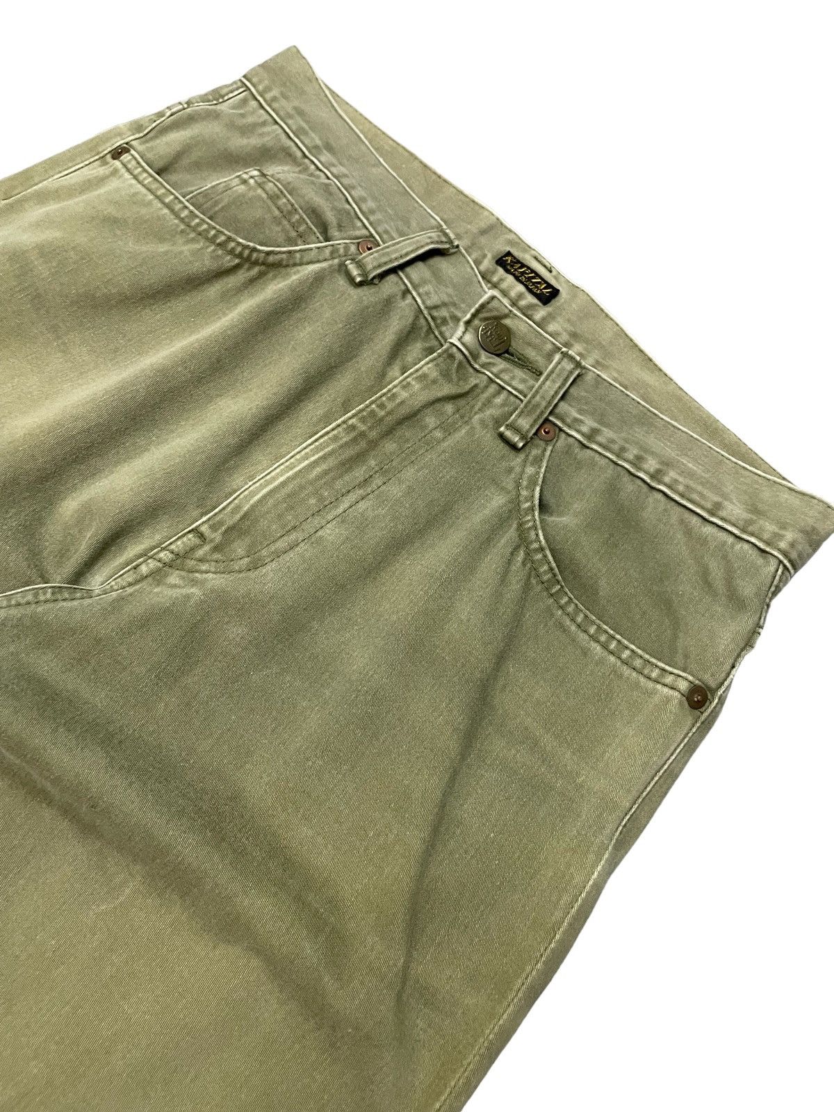 Kapital × Kapital Kountry Vintage Kapital CBD Hemp Green Faded Wash Pants Size US 29 - 5 Thumbnail