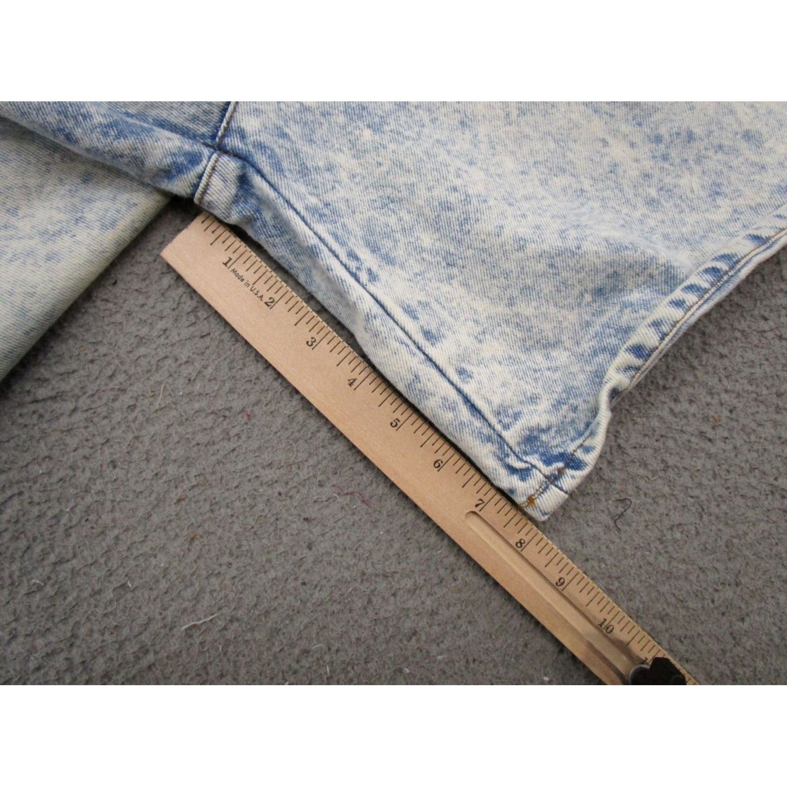 Vintage VINTAGE POWER Denim Light Wash High Waisted Mom Jean Shorts Size 12 Baggy Womens Summer 90s Bags Pockets Mens? Size 34" / US 12 / IT 48 - 5 Thumbnail