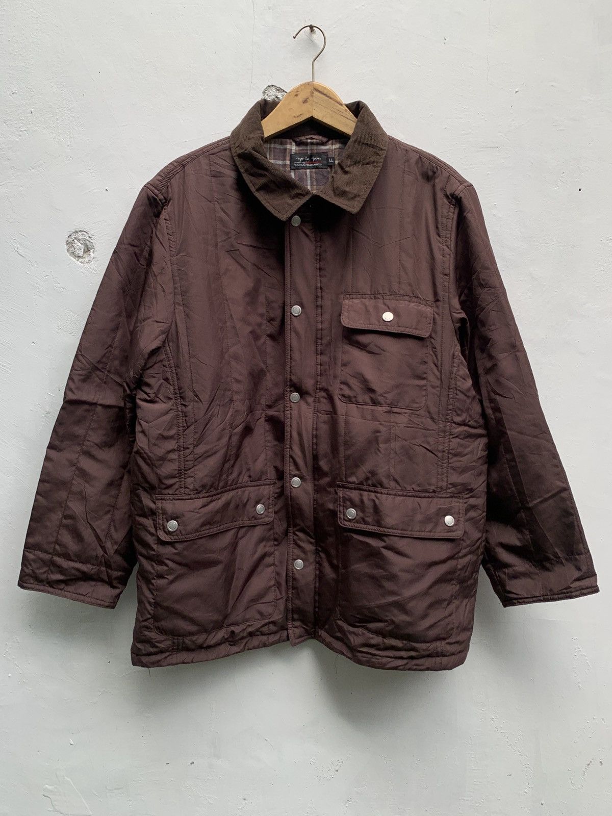 Kansai Yamamoto Japanese brand kansai yamamoto quilted jacket Size US L / EU 52-54 / 3 - 1 Thumbnail