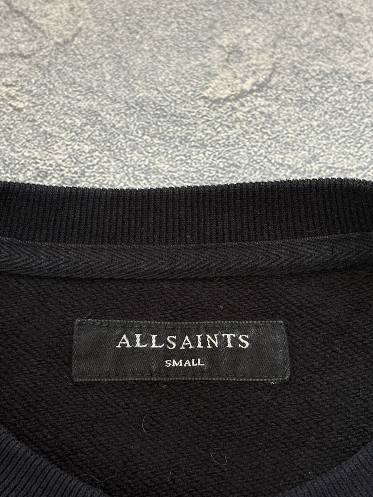 Allsaints AllSaints Raven Crew Sweatshirt Black Ramskull Logo Small Size US S / EU 44-46 / 1 - 3 Thumbnail