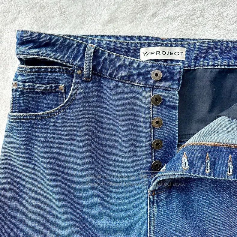 Y/Project Y/Project 33 High waist straight hollow jeans Size US 33 - 3 Thumbnail