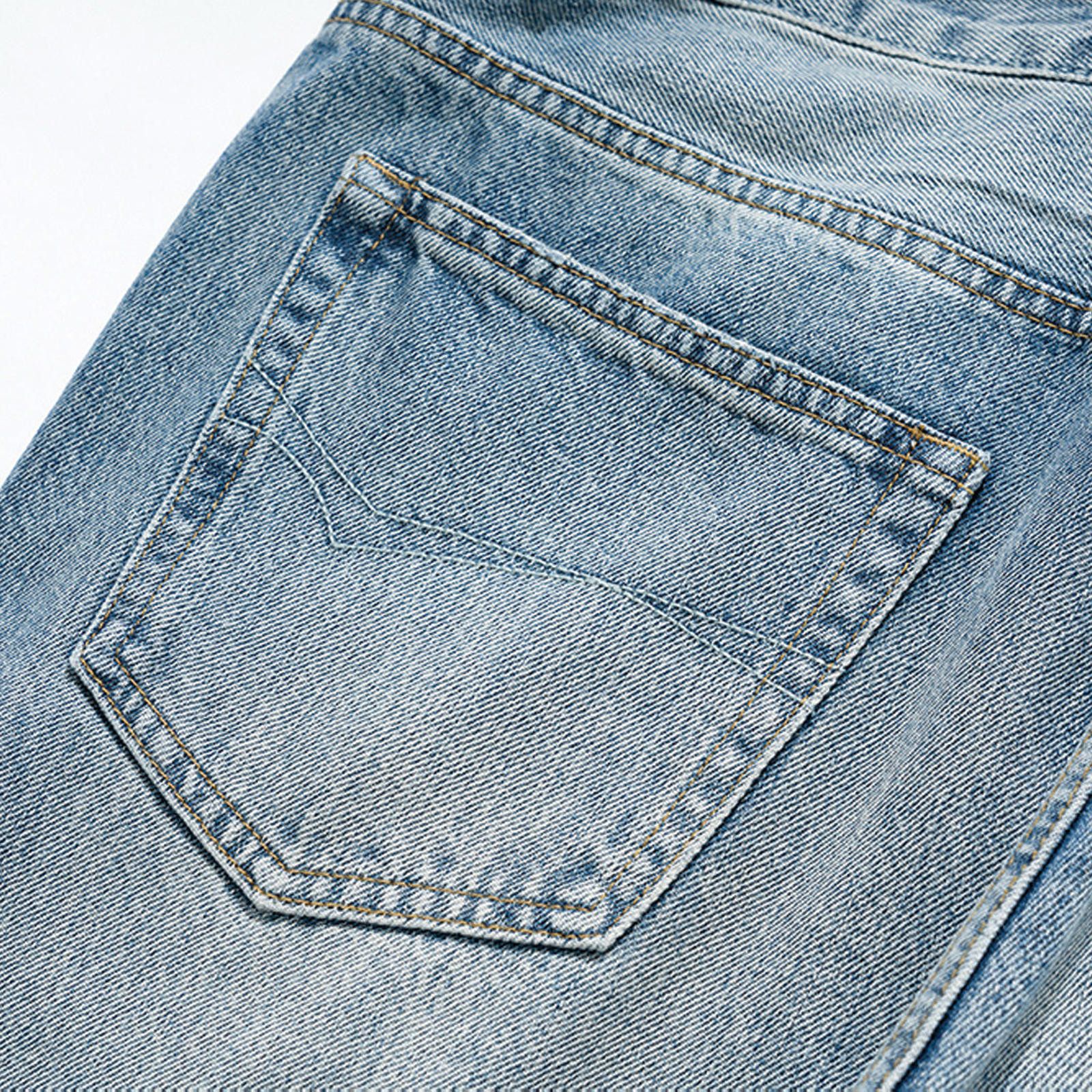 Jean Stacked Flare Bootcut Denim Jeans Size US 32 / EU 48 - 11 Thumbnail