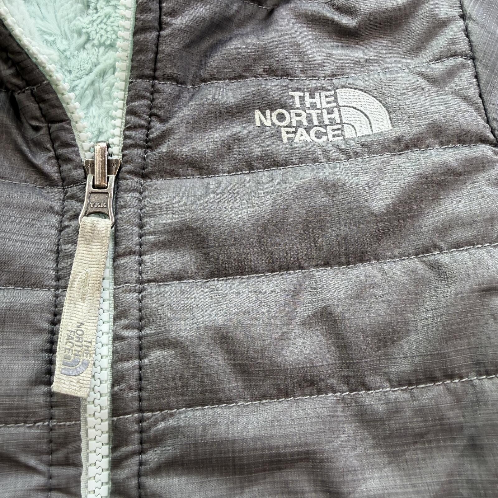 The North Face Girls The North Face Reversible Puffer Jacket Sherpa M 10/12 Size L / US 10 / IT 46 - 4 Thumbnail