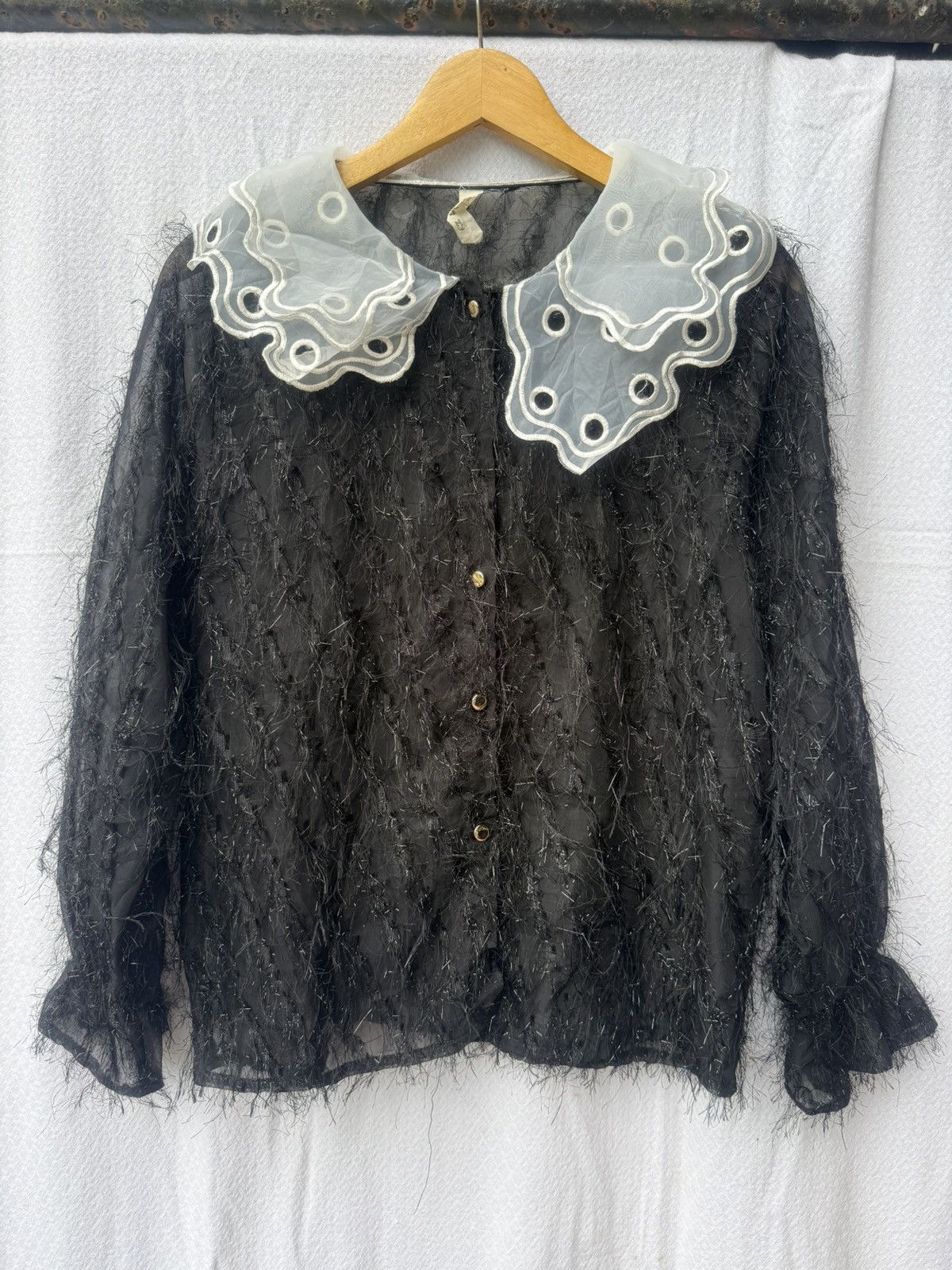 Hysteric Glamour Japanese style mesh lace shirt Size US M / EU 48-50 / 2 - 1 Thumbnail