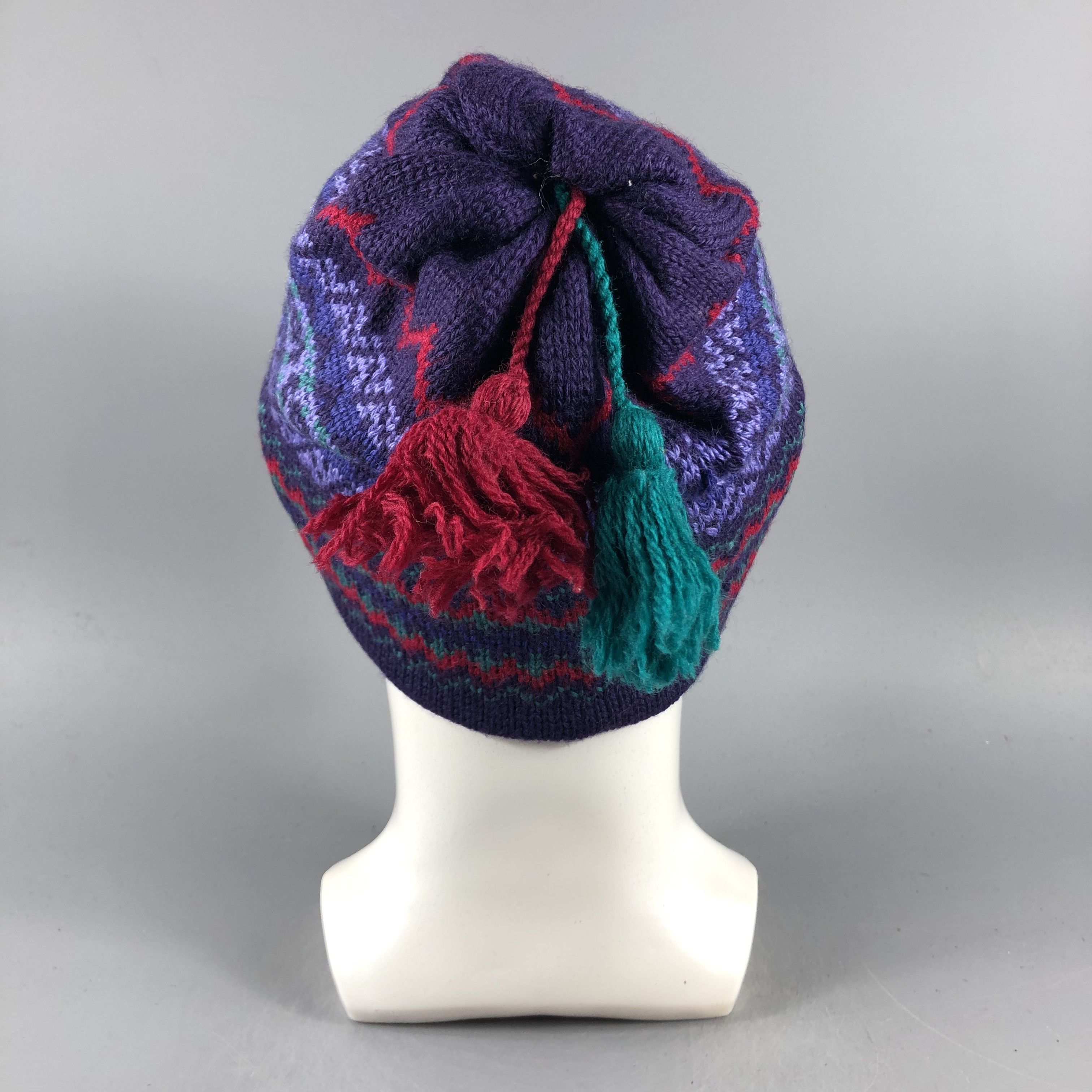 Japanese Brand × Vintage Capello Fair Isle Beanie Snow Hat Snow Cap -D230 Size ONE SIZE - 2 Thumbnail