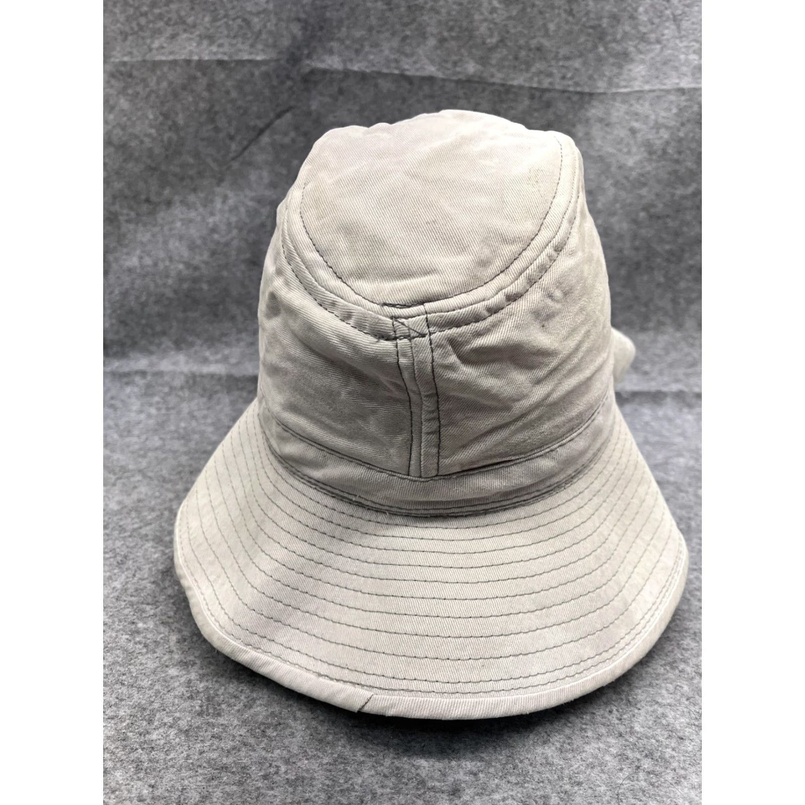 Vintage Sea World Mens Boonie Hat Wide Brim Beige Outdoor Summer Casual Travel Twill 7 1/4 M Hat Size ONE SIZE - 6 Thumbnail