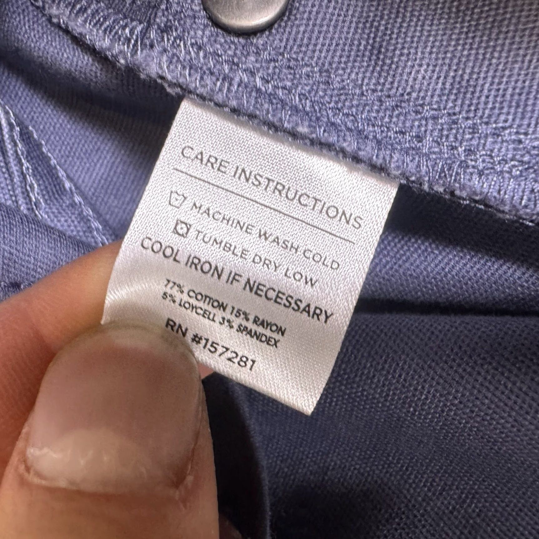 Mizzen+Main Mizzen + Main Pants Mens 38x31 Mayfield 5 Pocket Dark Slate Brushed Twill Slim Quick Ship Mens Size US 38 / EU 54 - 6 Thumbnail