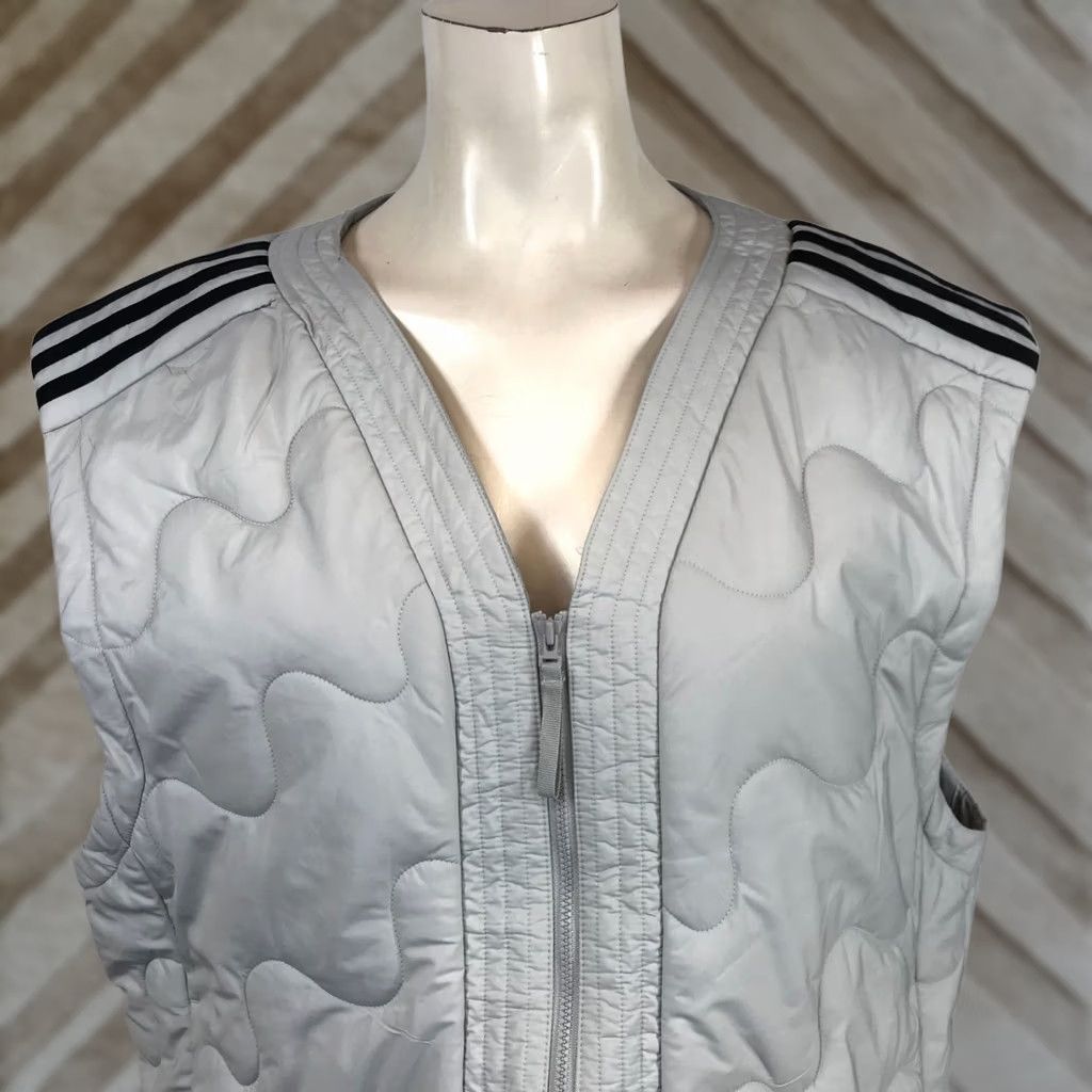 Adidas ADIDAS MENS MEDIUM GRAY FULL ZIP QUILTED VEST JACKET Size US M / EU 48-50 / 2 - 1 Thumbnail