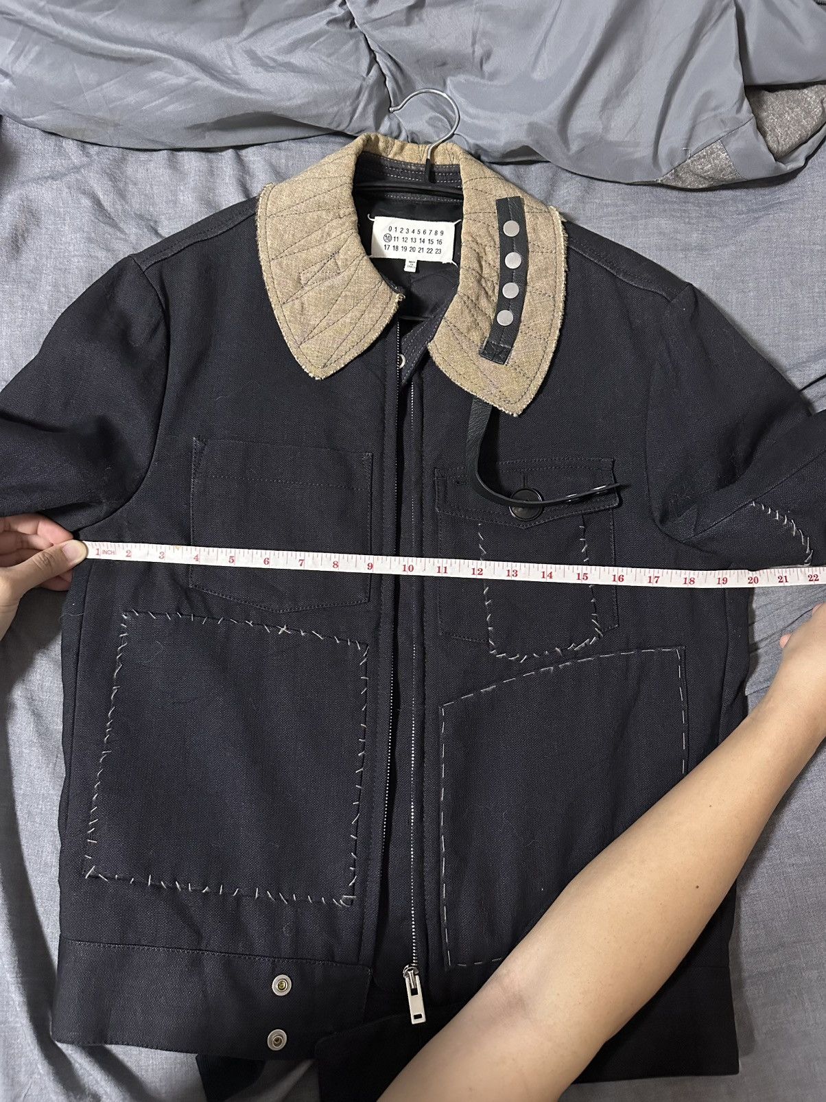Maison Margiela Maison Margiela Surgery Stitch Military Black Jacket Size US M / EU 48-50 / 2 - 19 Thumbnail