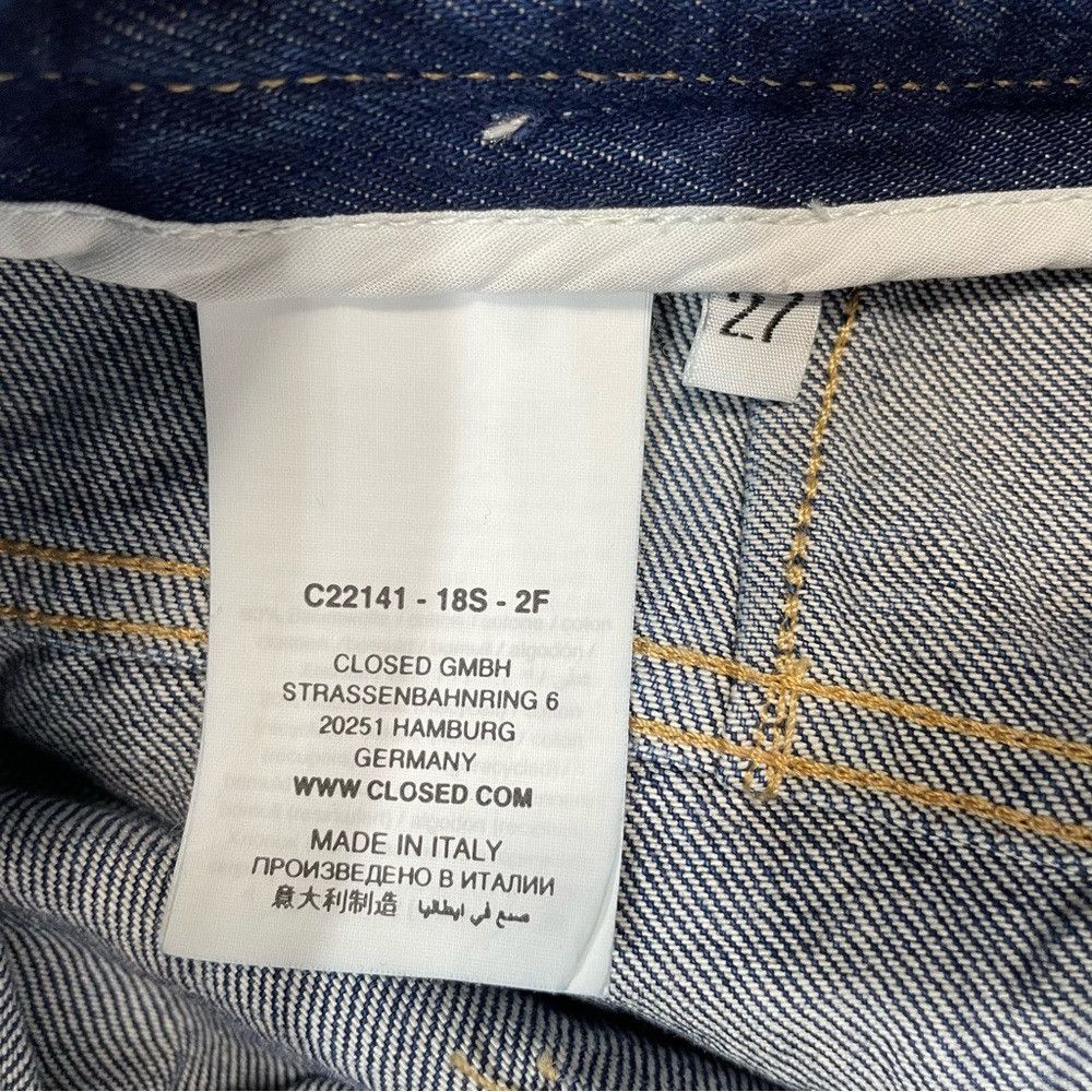 CLOSED Closed Reversed-X Relaxed Made In Italy Jeans Size 27 Size 27" / US 4 / IT 40 - 8 Thumbnail