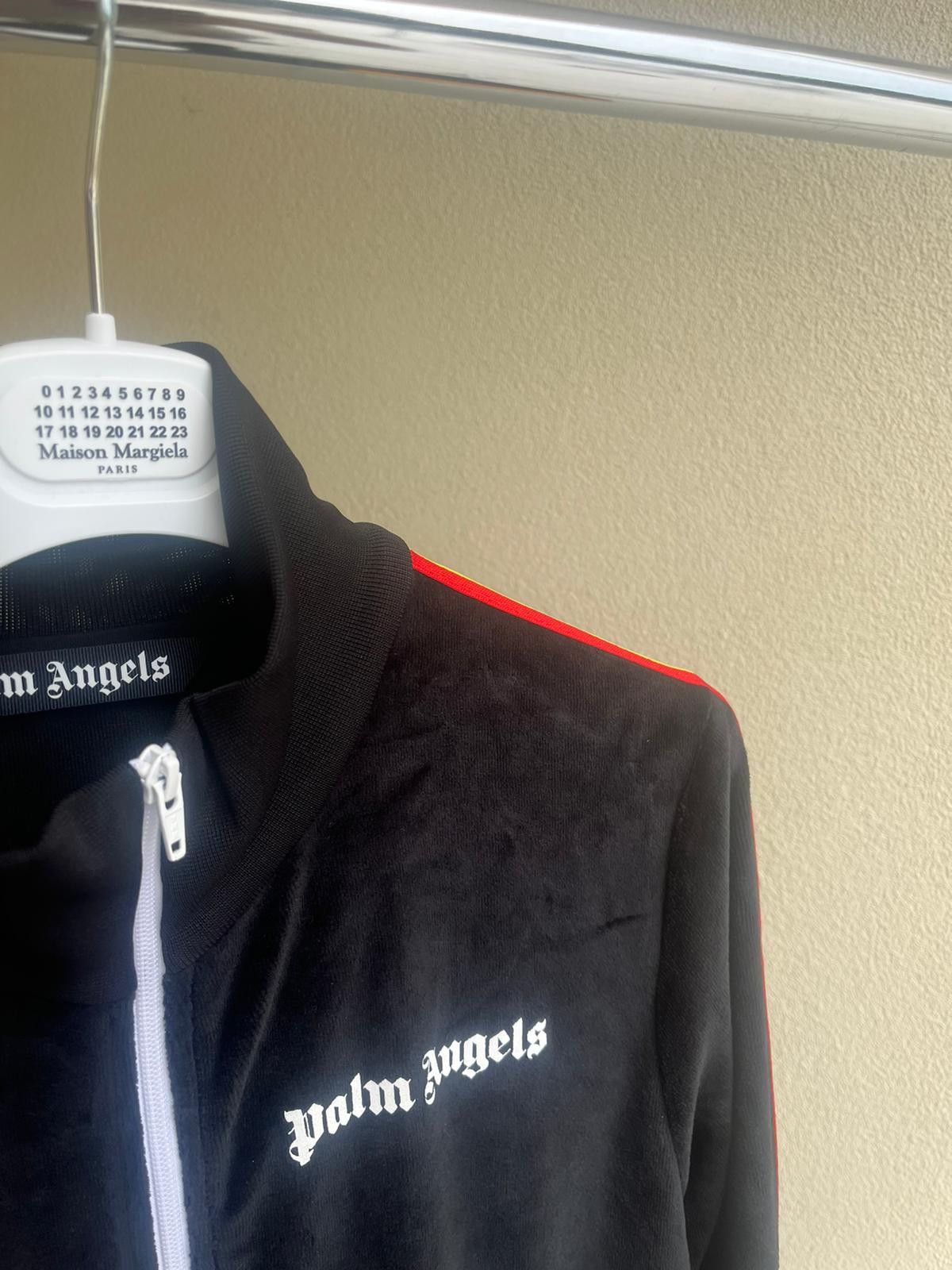 Palm Angels Chenille Track Jacket in Black Size US L / EU 52-54 / 3 - 7 Thumbnail
