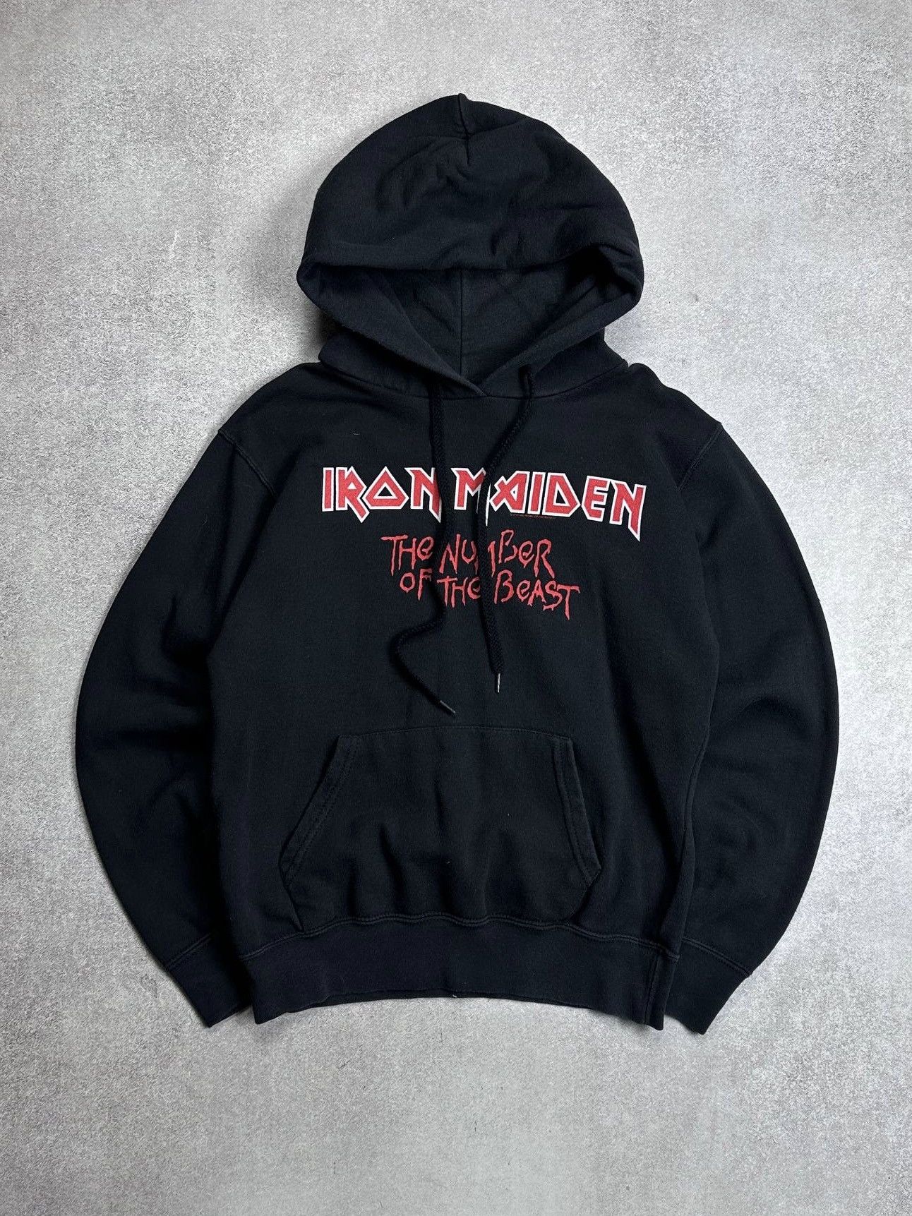 Band Tees Vintage Iron Maiden The Number Of The Beast Promo Hoodie m Size US M / EU 48-50 / 2 - 2 Thumbnail