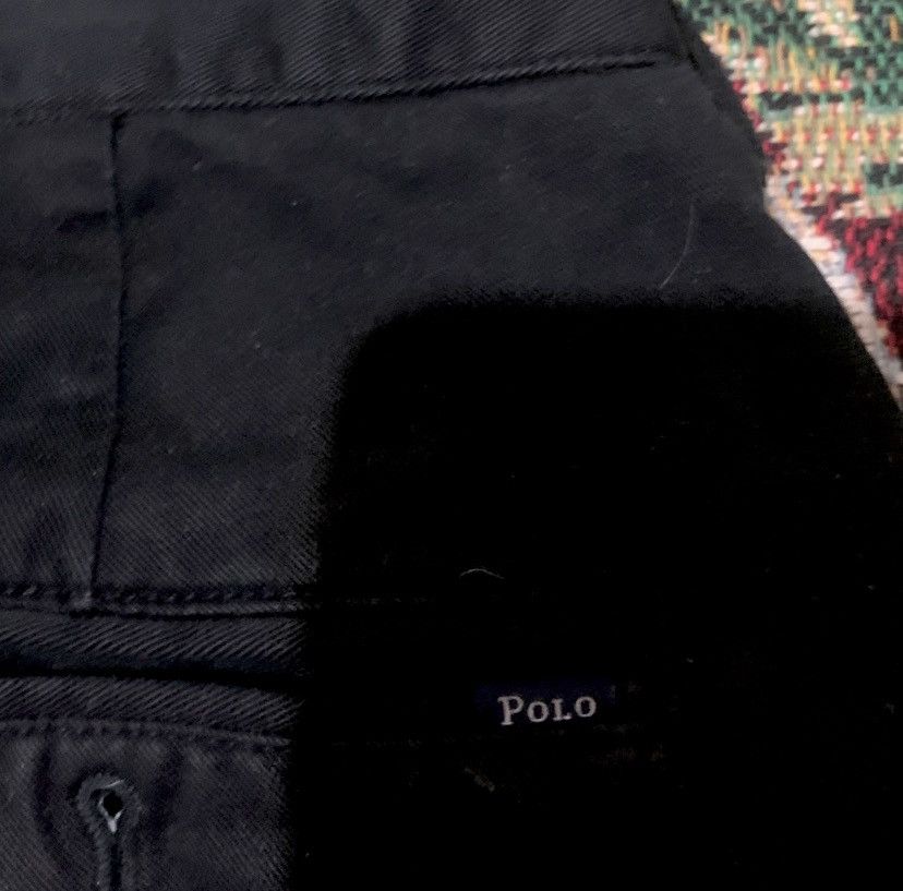Polo Ralph Lauren Black Thick cotton polo khaki pants Size US 38 / EU 54 - 3 Thumbnail
